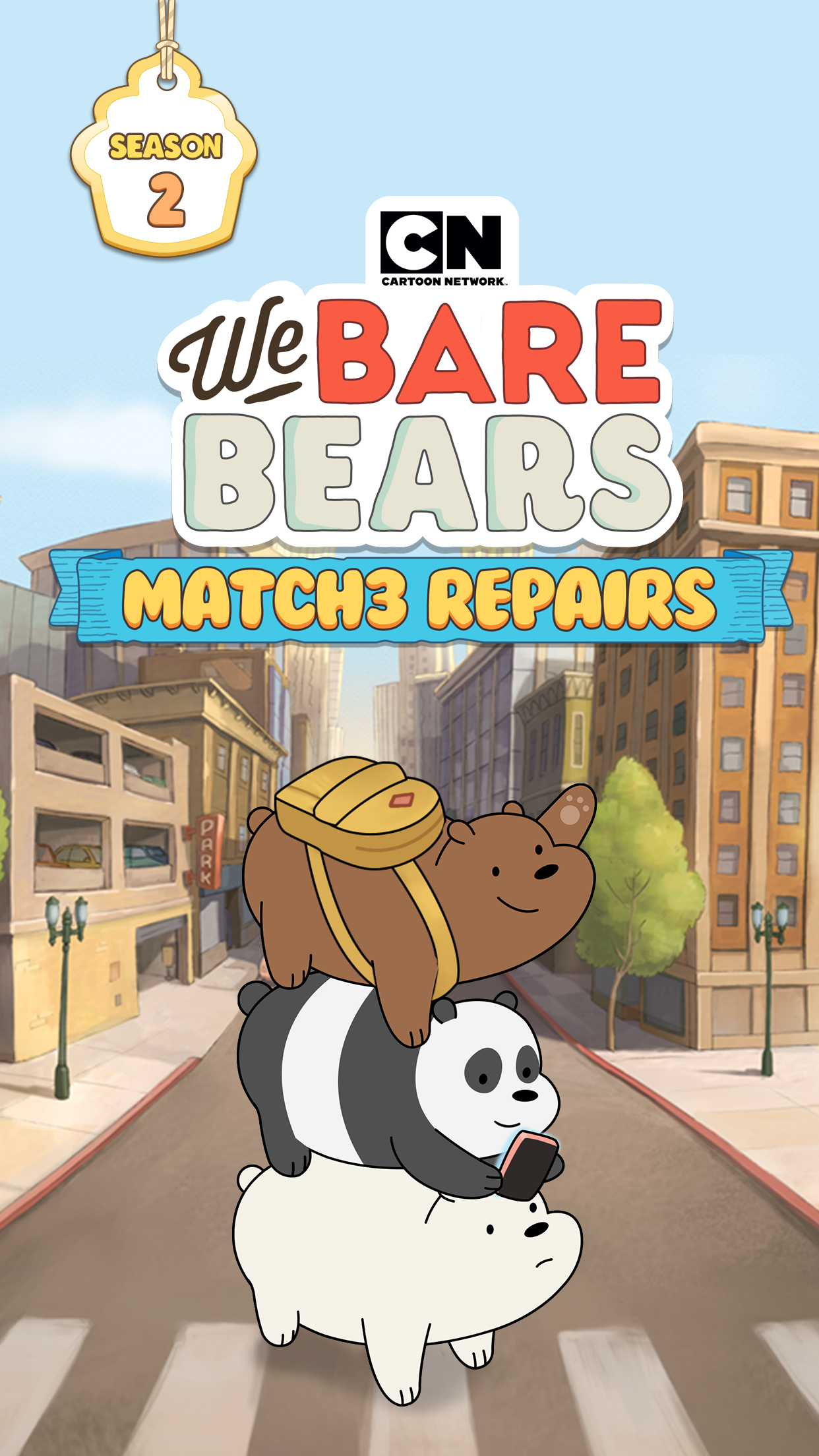 اسکرین شات 1 بازی We Bare Bears Match3 Repairs