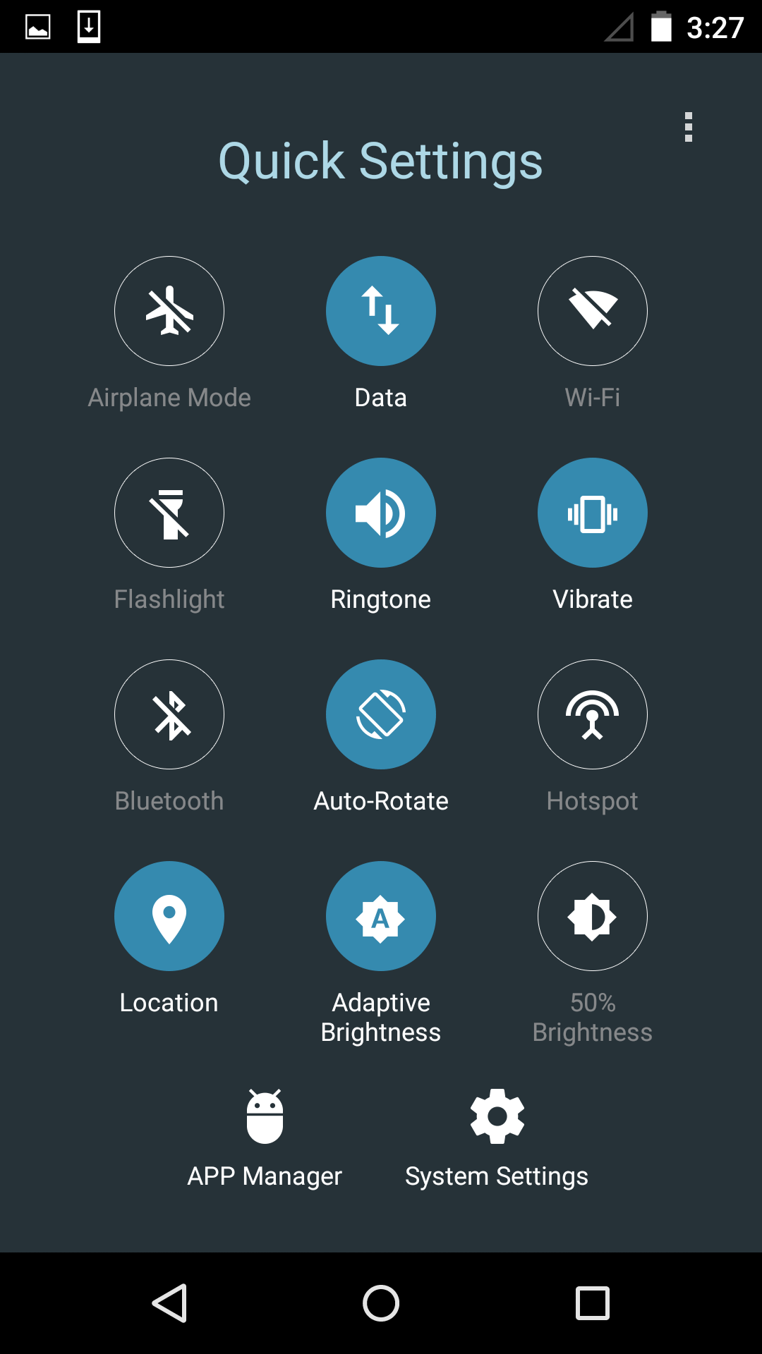 اسکرین شات 5 برنامه Quick Settings for Android