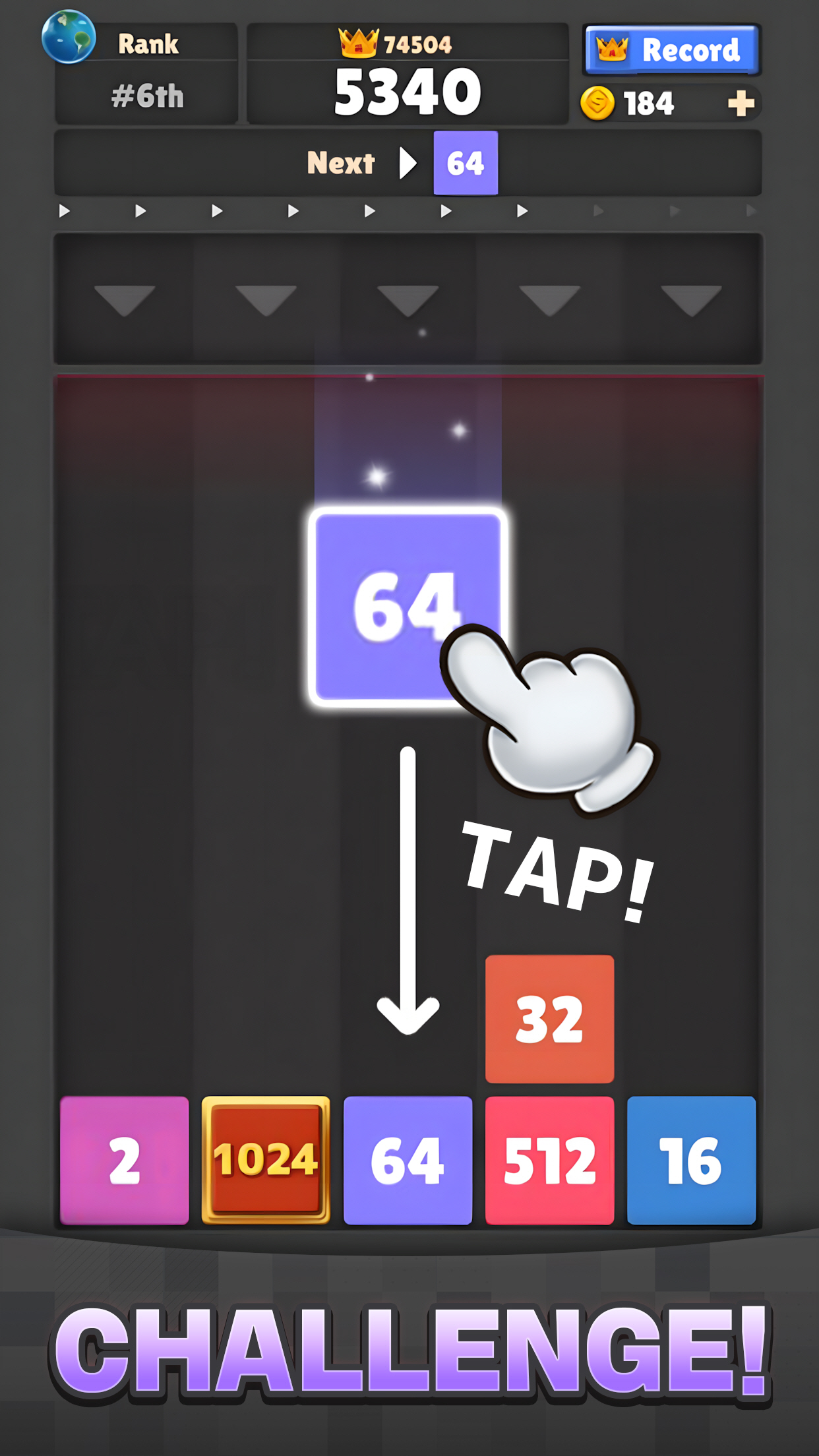 اسکرین شات 2 بازی Drop The Number™ : Merge Game