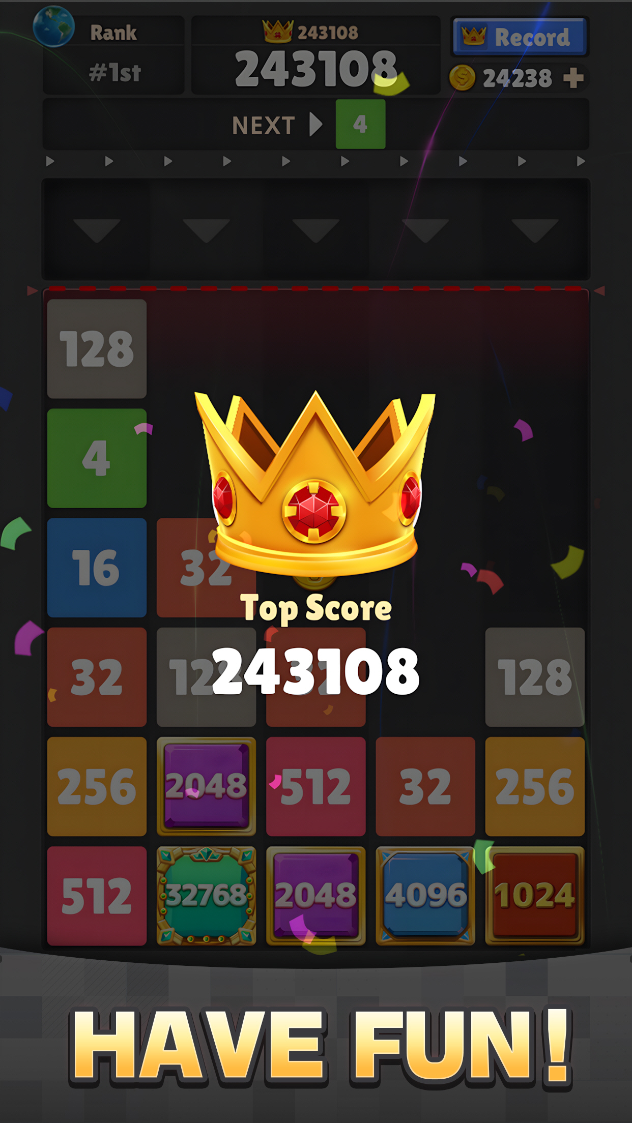 اسکرین شات 5 بازی Drop The Number® : Merge Game