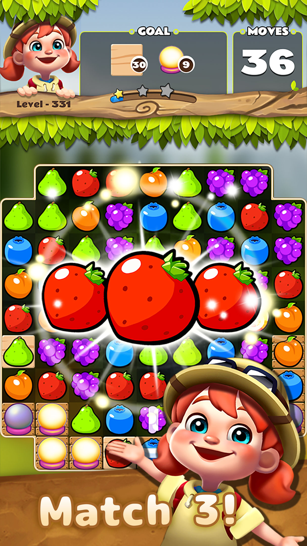 اسکرین شات 2 بازی Fruits POP : Match 3 Puzzle