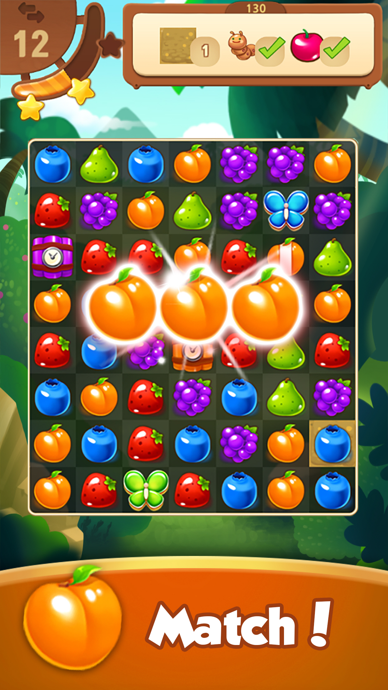 اسکرین شات 4 بازی Fruits Master - Match 3