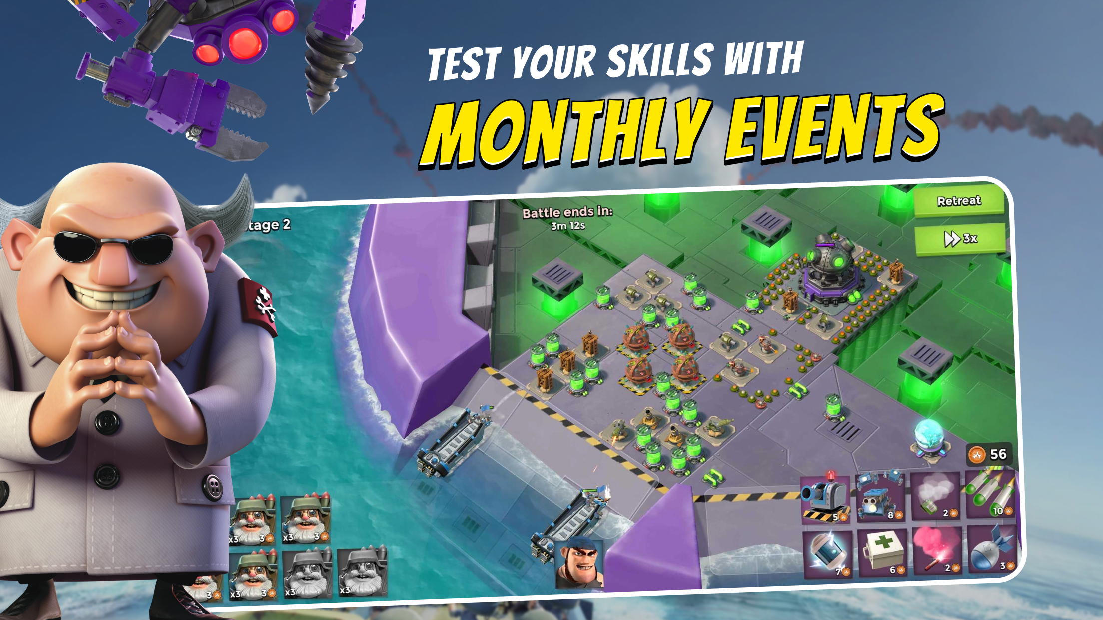 اسکرین شات 6 بازی بوم بیچ (boom beach)