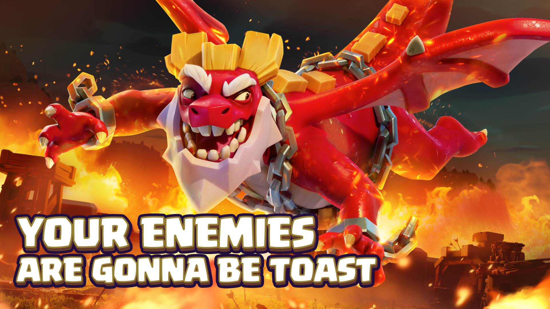 تصاویری از میحط بازی کلش آف کلنز