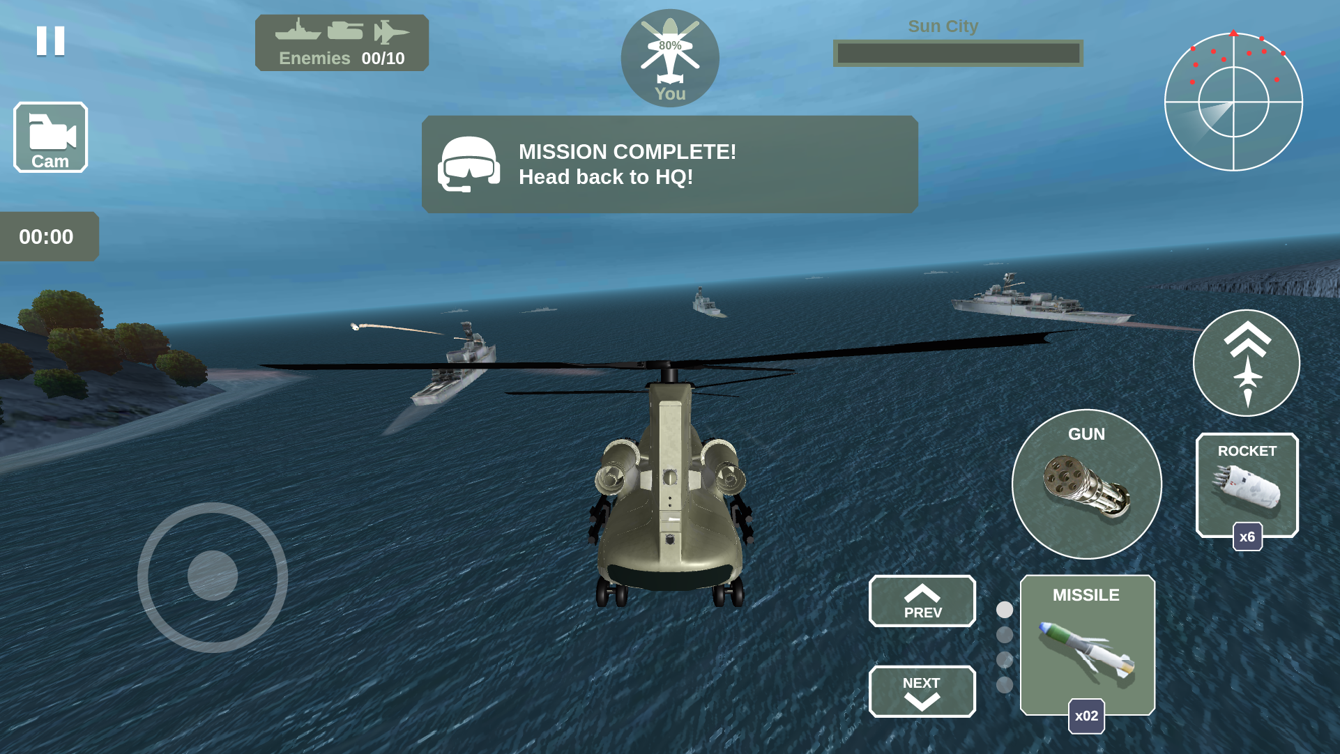 اسکرین شات 5 بازی Helicopter Simulator: Warfare