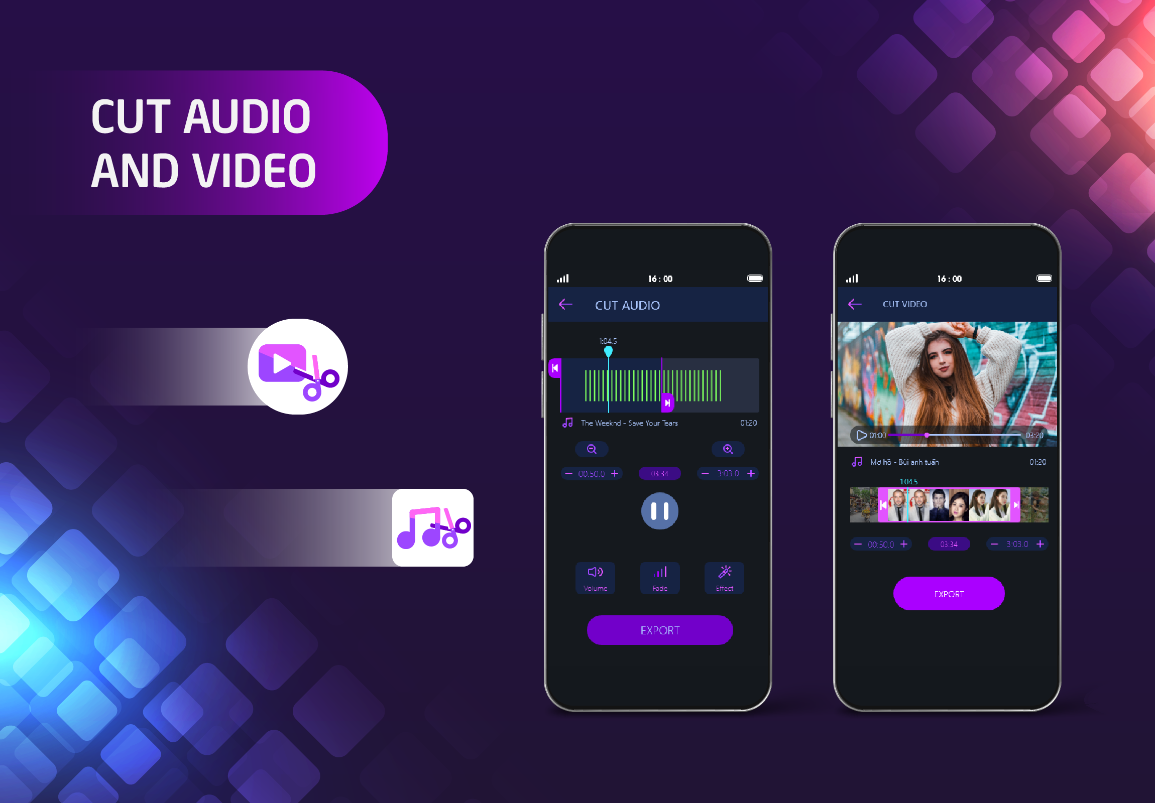 اسکرین شات 4 برنامه Add Music To Video Editor
