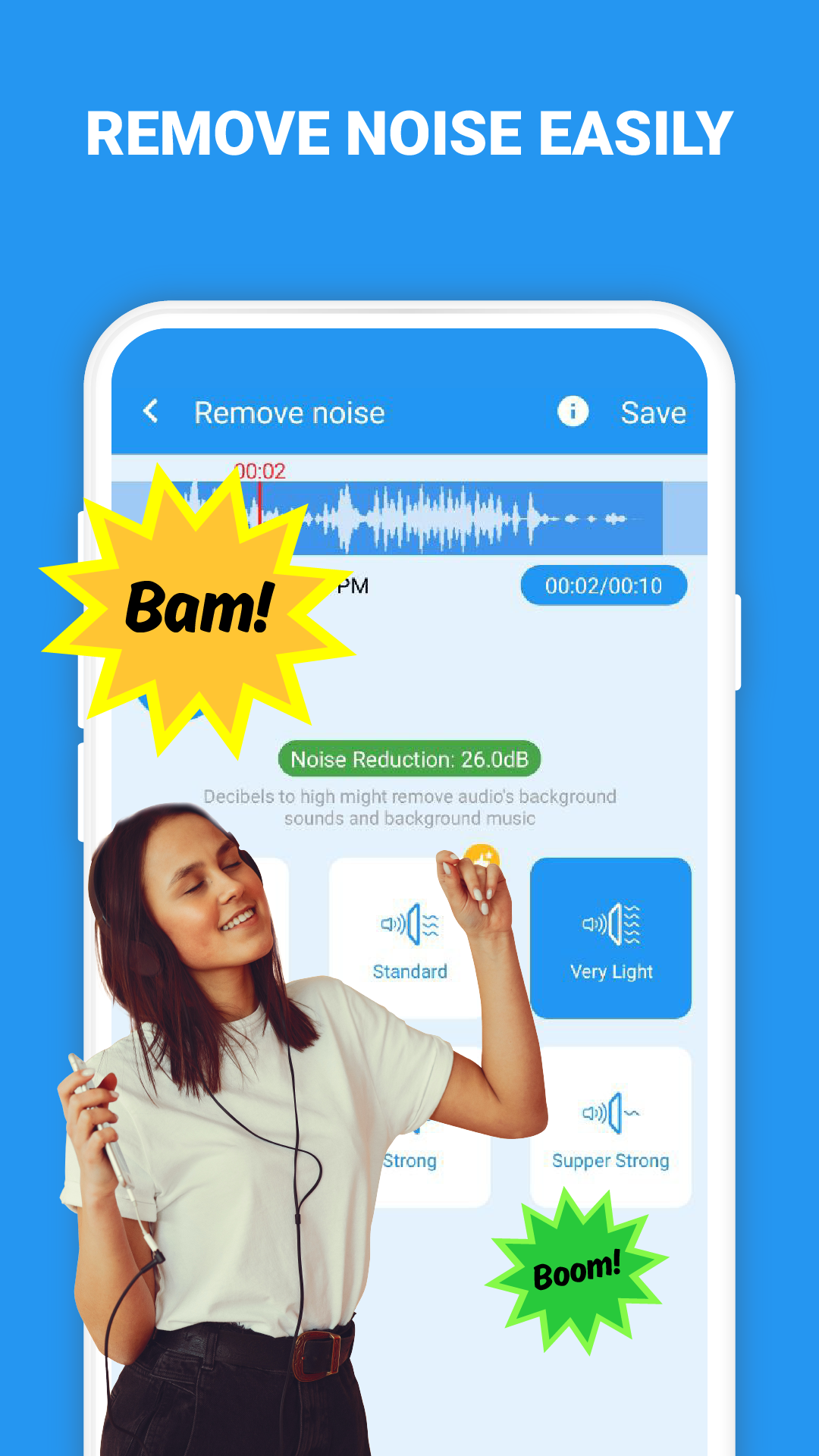 اسکرین شات 7 برنامه Voice Changer - Audio Effects
