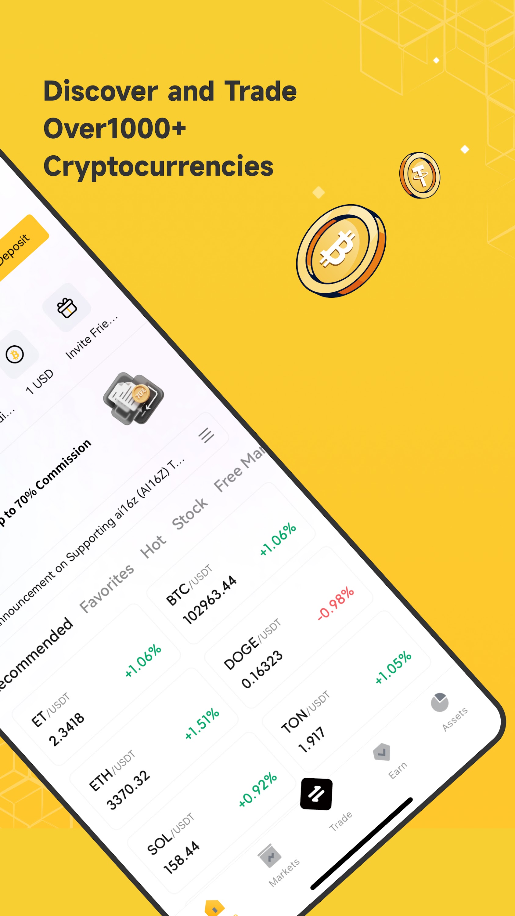 اسکرین شات 2 برنامه SuperEx: Trade Crypto & BTC