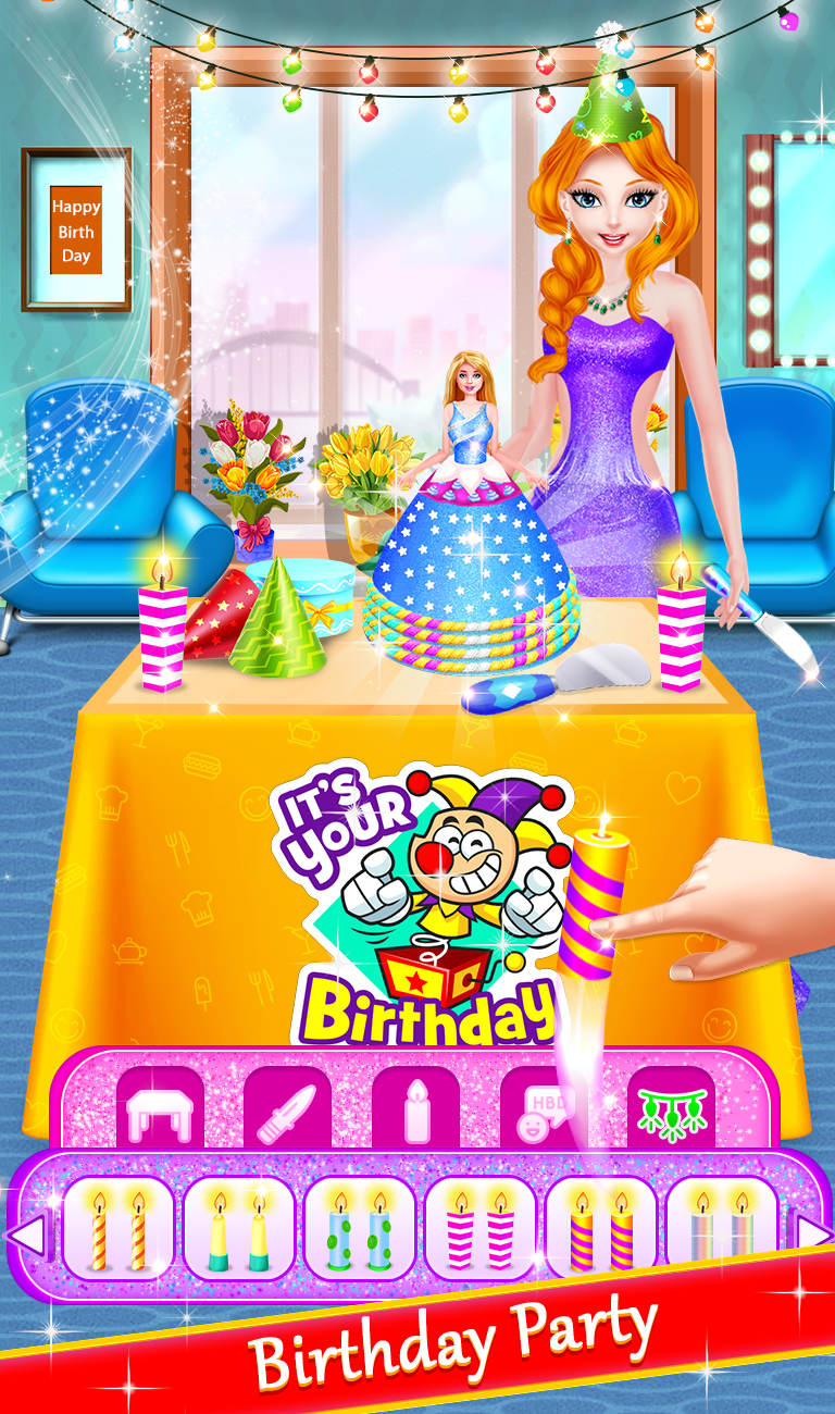 اسکرین شات 1 بازی Princess Birthday Cake Party S