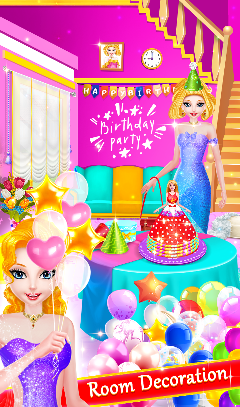 اسکرین شات 3 بازی Princess Birthday Cake Party S