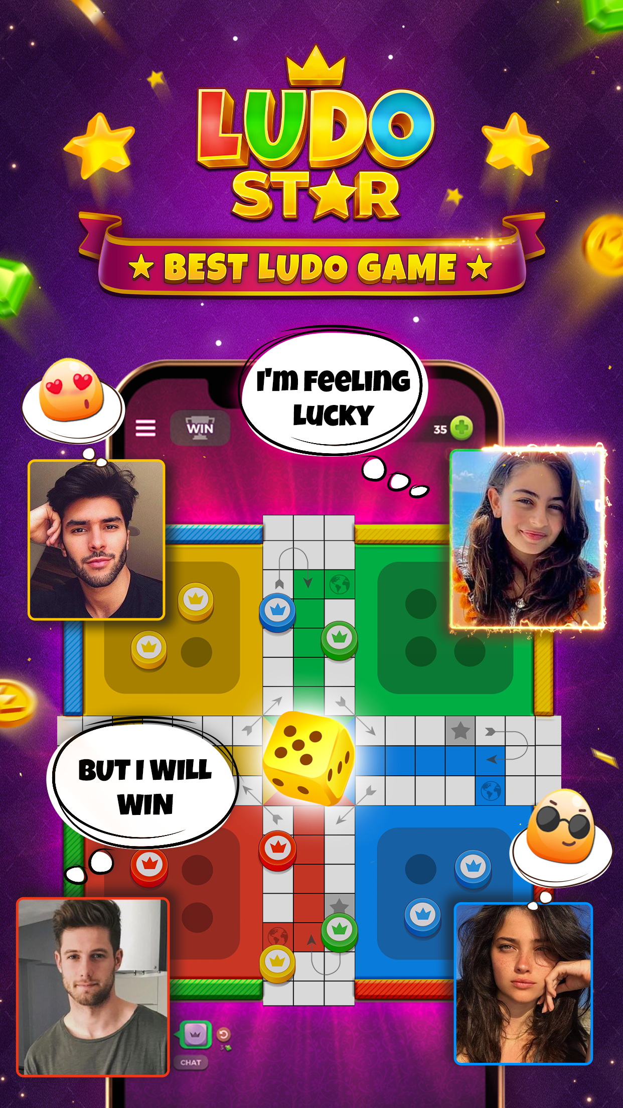 اسکرین شات 1 بازی Ludo STAR: Online Dice Game