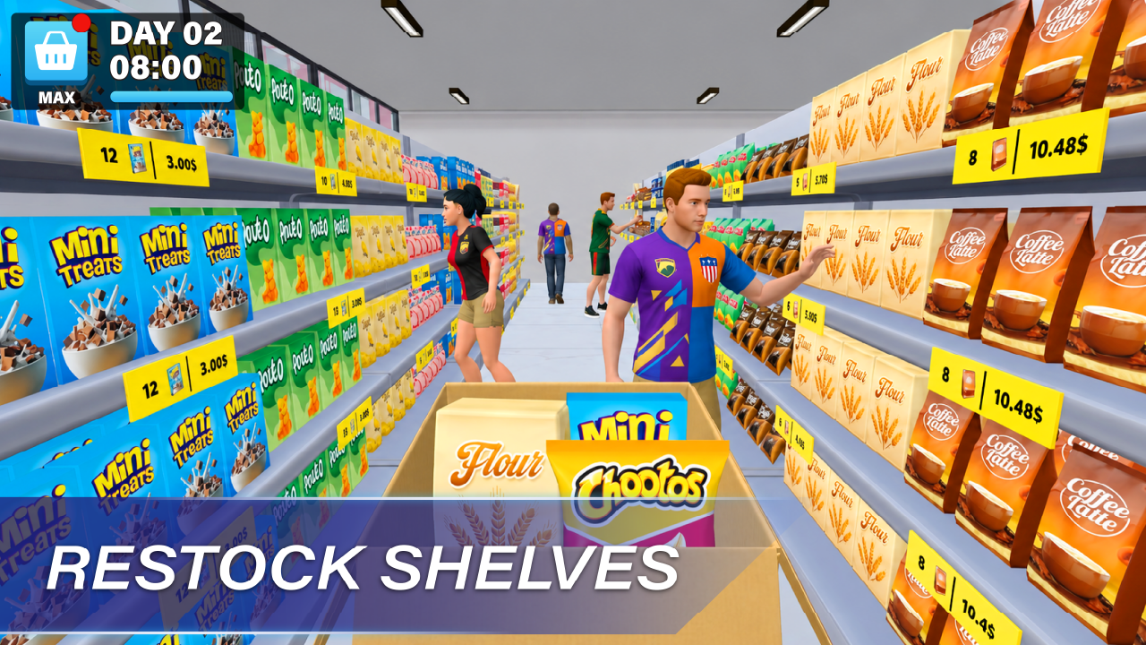 اسکرین شات 1 بازی My Supermarket Journey