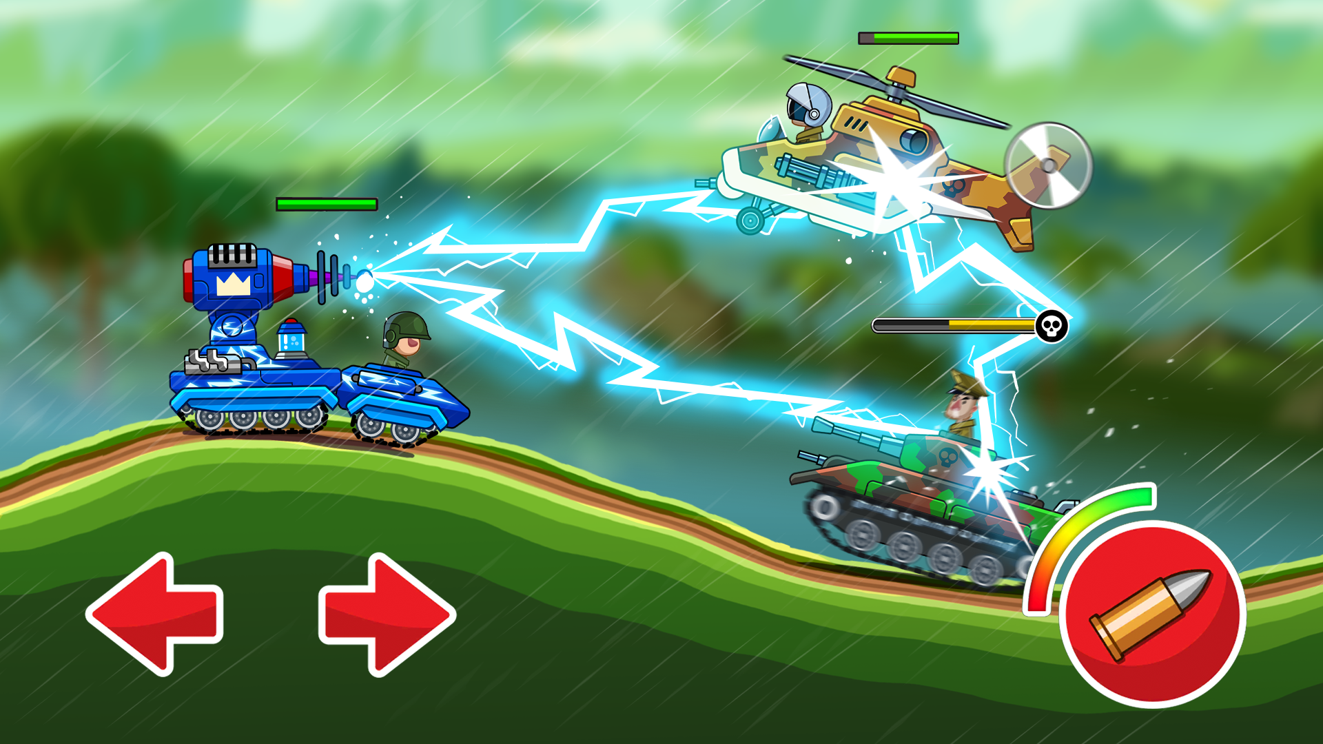 اسکرین شات 4 بازی Hills of Steel