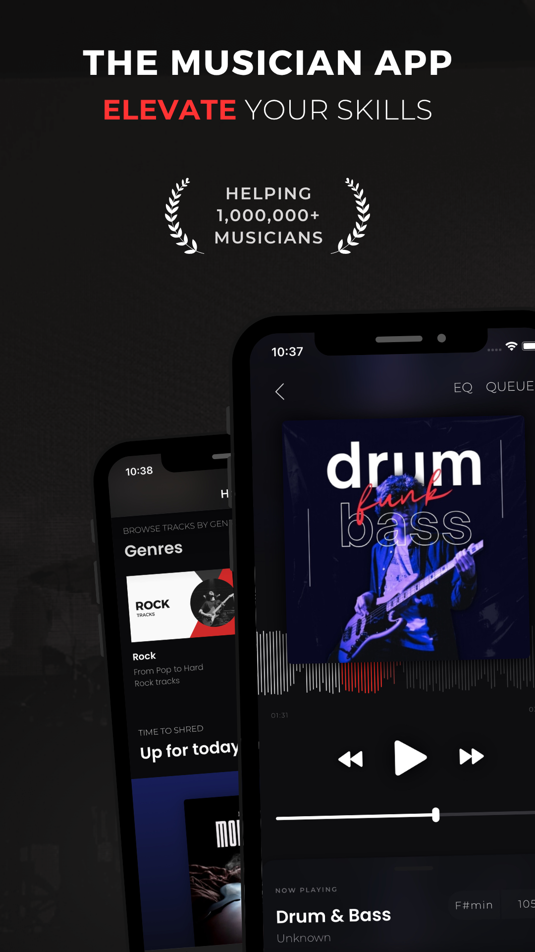 اسکرین شات 1 برنامه Backtrackit: Musicians Player