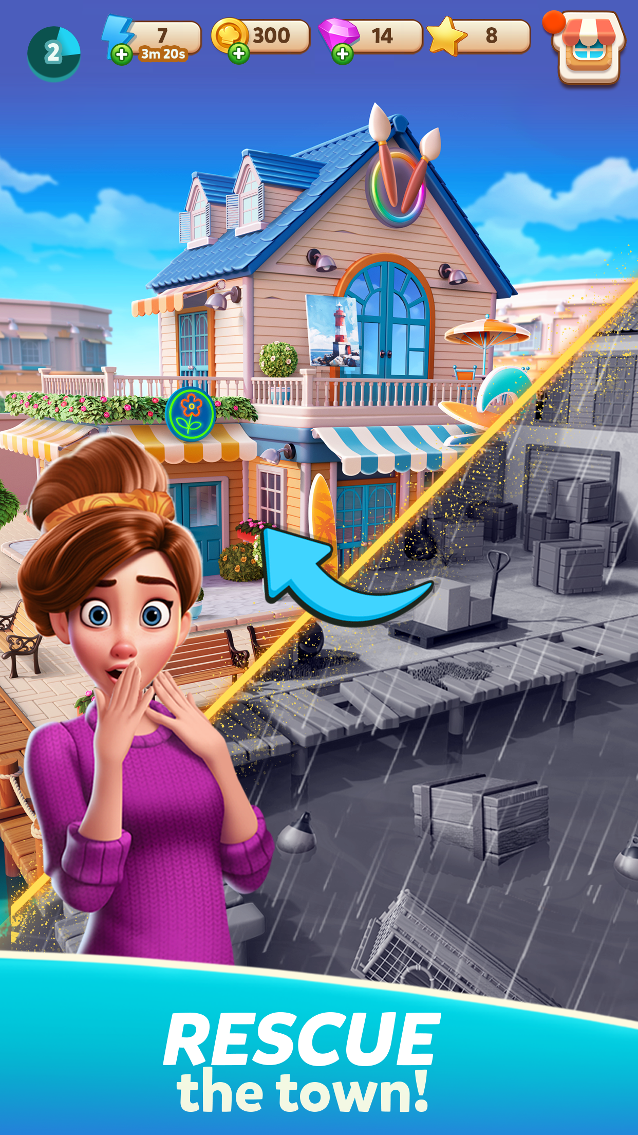اسکرین شات 3 بازی Cook & Merge Kate's Adventure