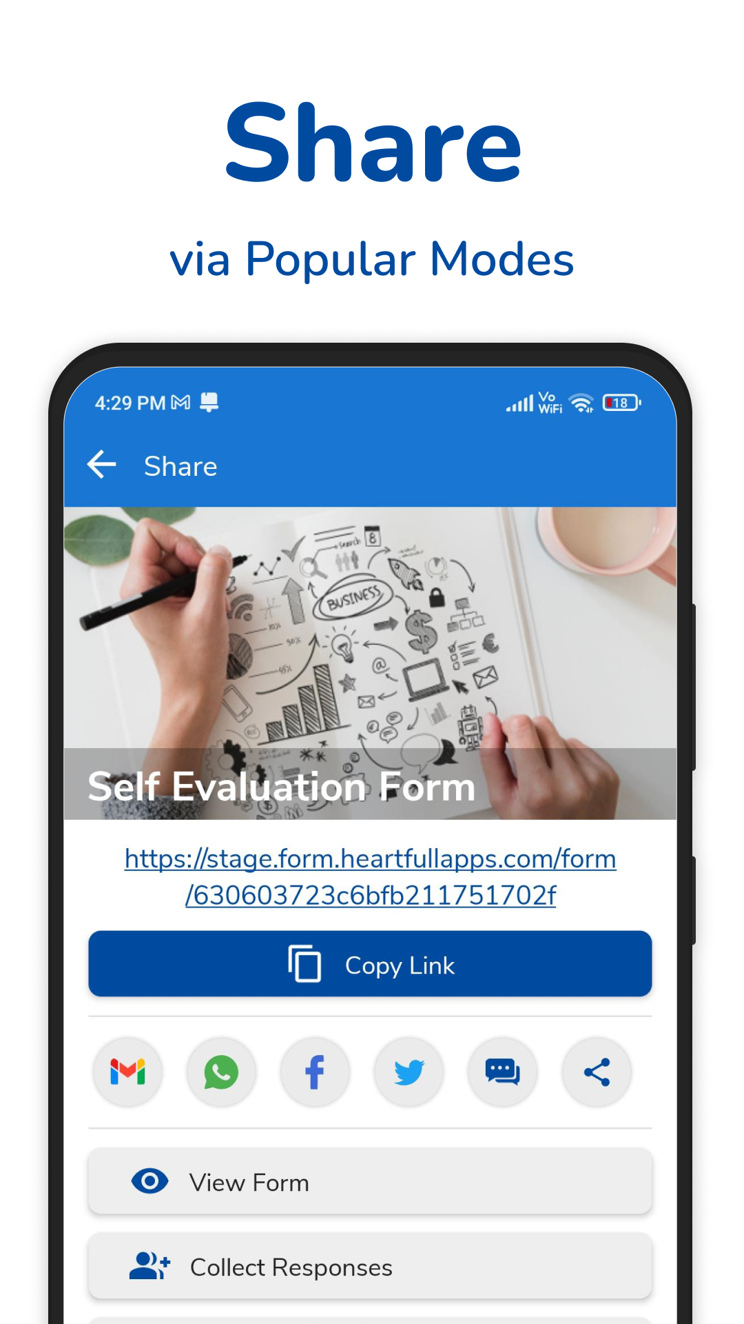 اسکرین شات 6 برنامه SurveyHeart: Form, Poll & Quiz