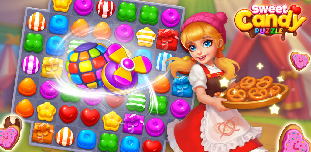 اسکرین شات 6 بازی Sweet Candy Puzzle: Match Game