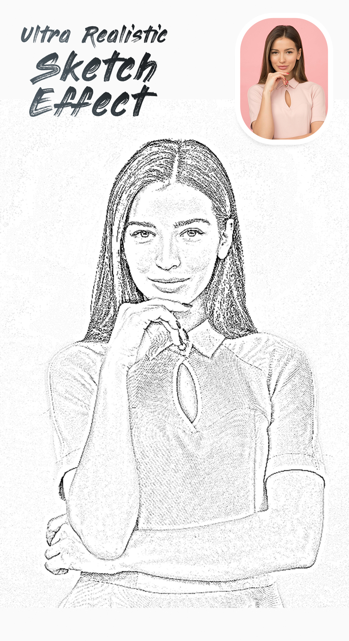 اسکرین شات 2 برنامه Pencil Sketch Photo Editor