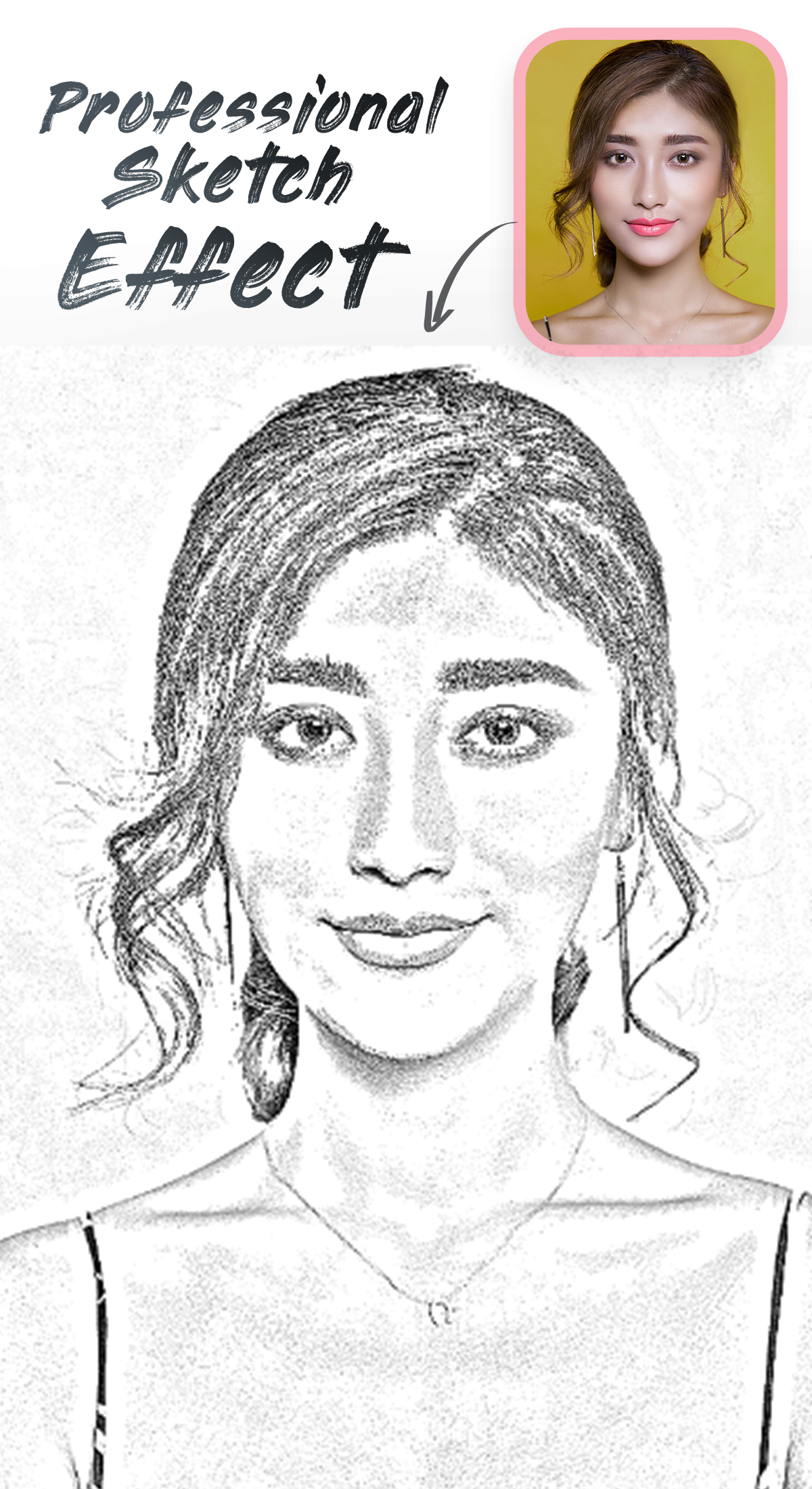 اسکرین شات 4 برنامه Pencil Sketch Photo Editor