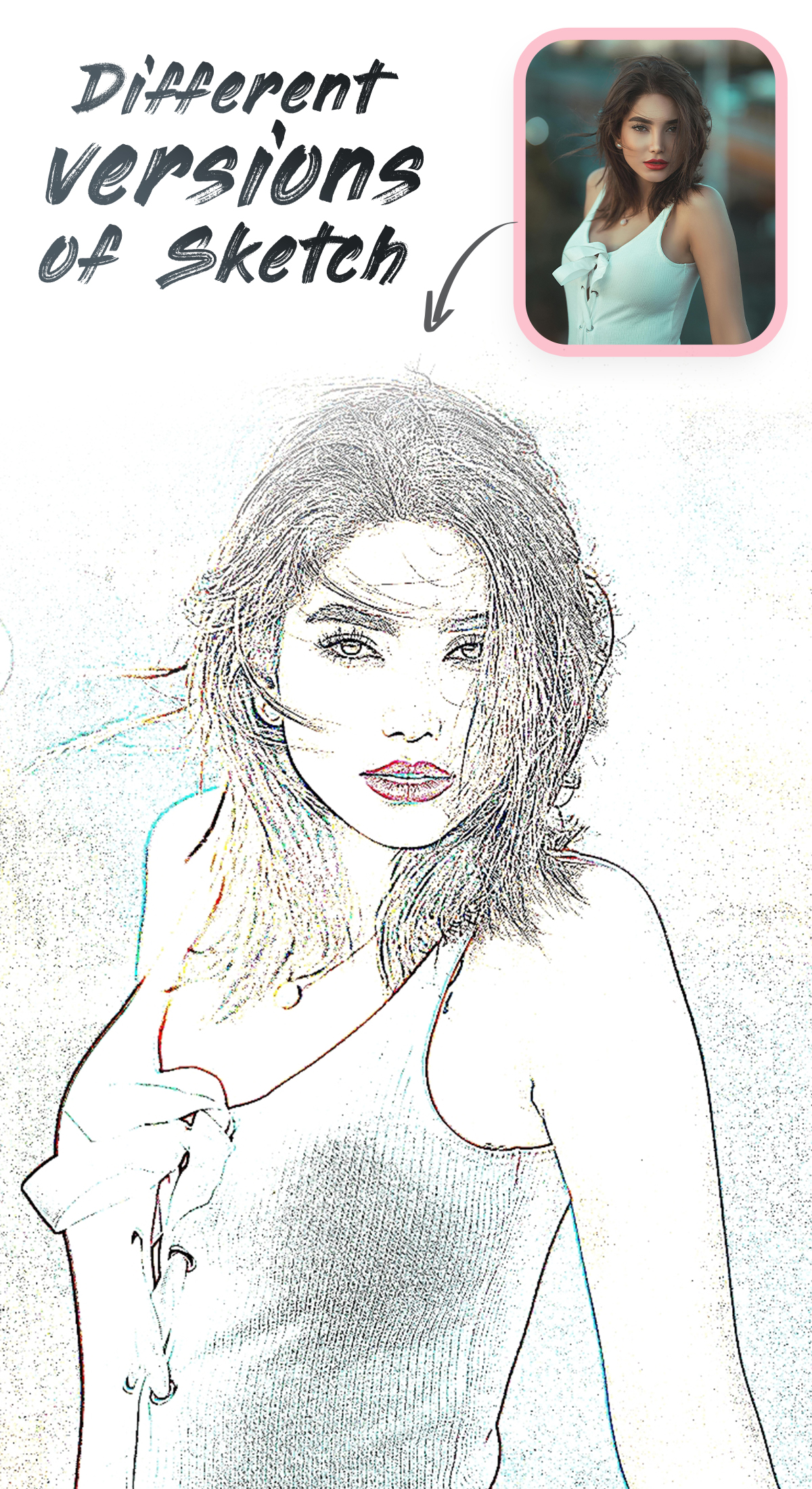 اسکرین شات 5 برنامه Pencil Sketch Photo Editor
