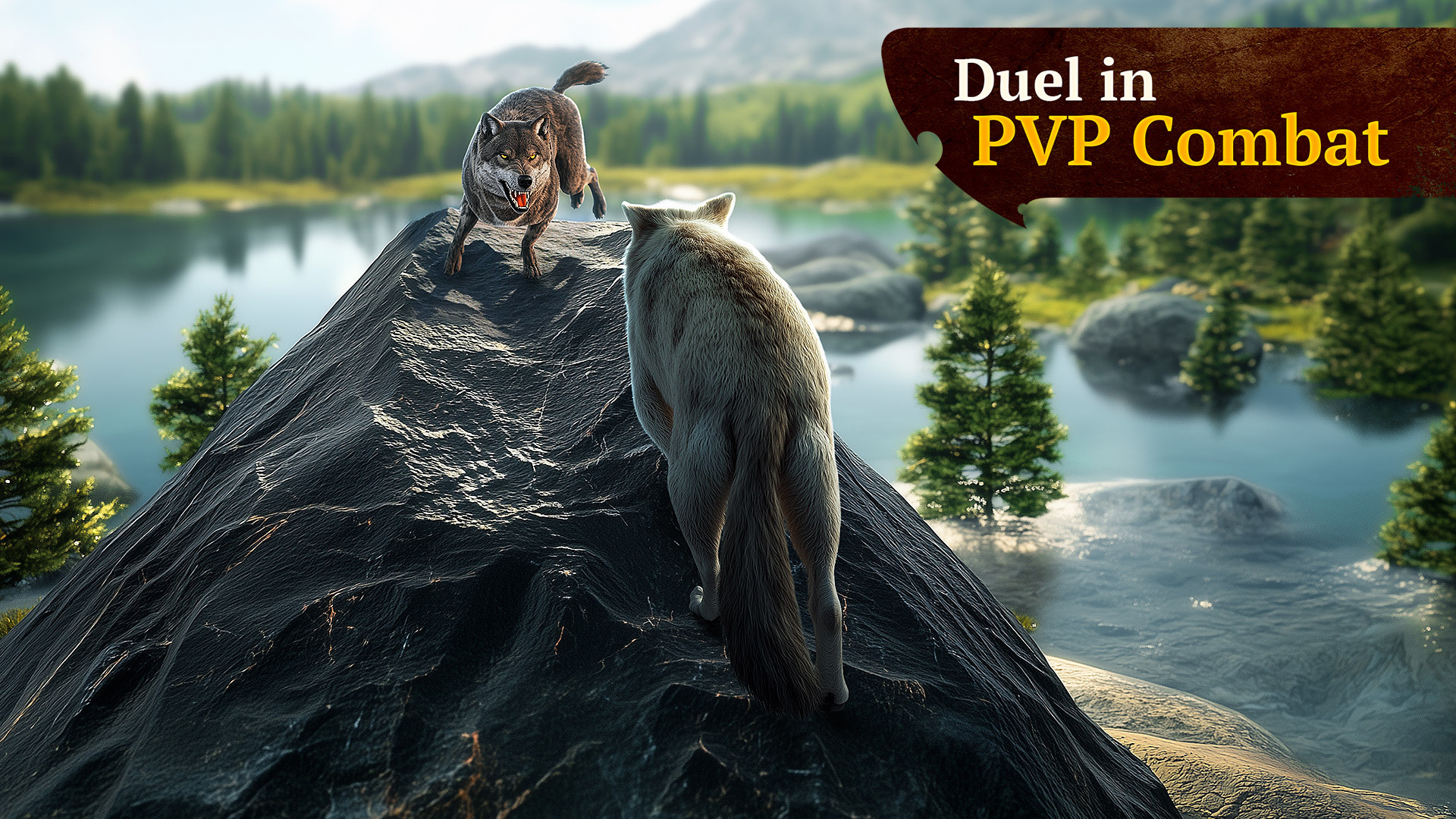 اسکرین شات 4 بازی The Wolf: Animal Game MMORPG