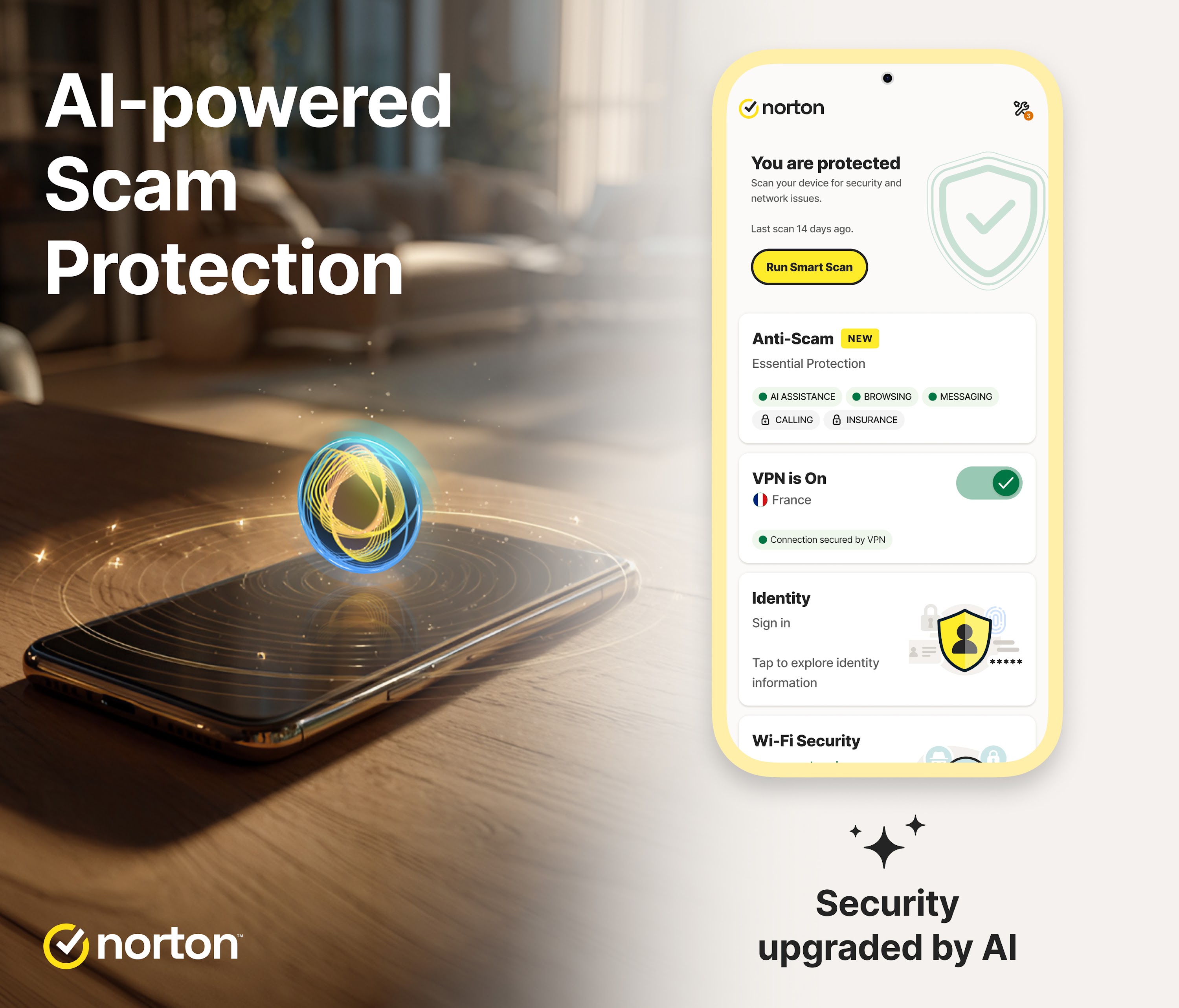 اسکرین شات 1 برنامه Norton360 Virus Scanner & VPN