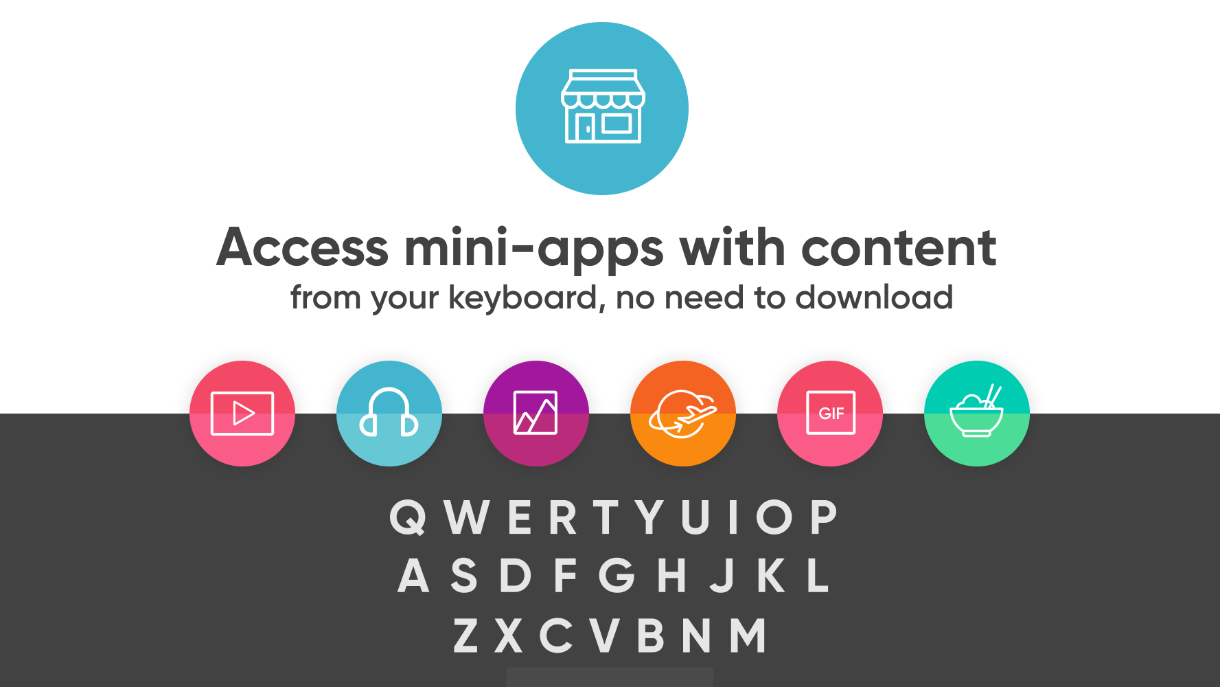 اسکرین شات 2 برنامه Fleksy fast emoji keyboard app