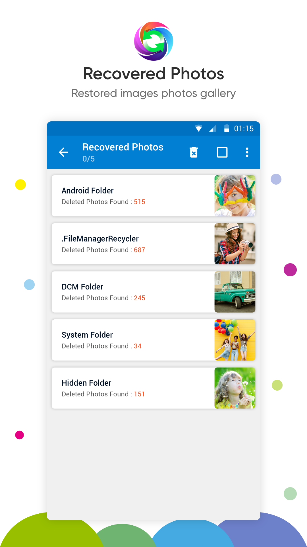 اسکرین شات 6 برنامه Photo Recovery & File Manager