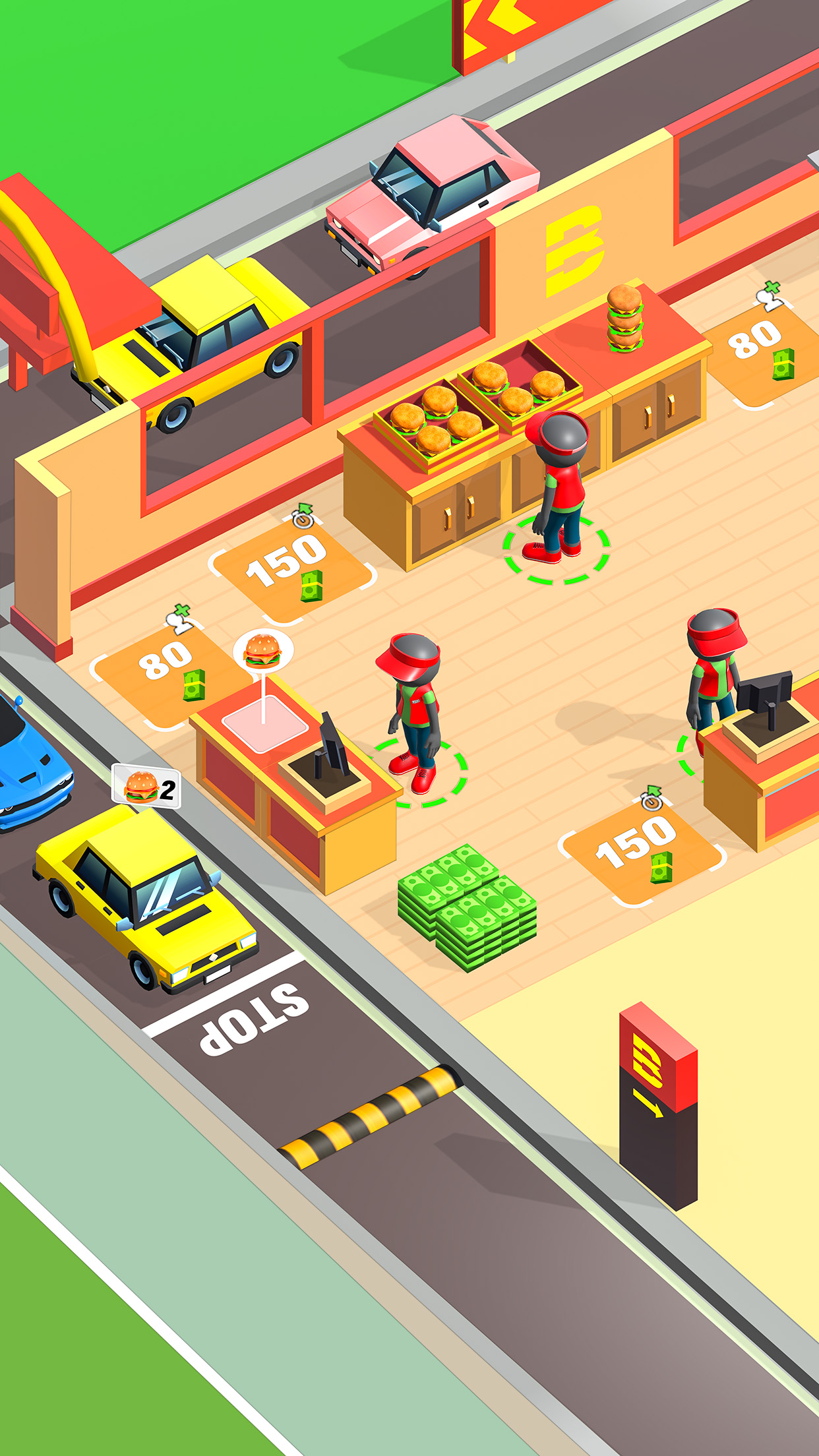 اسکرین شات 1 بازی Burger Tycoon: My Burger Games