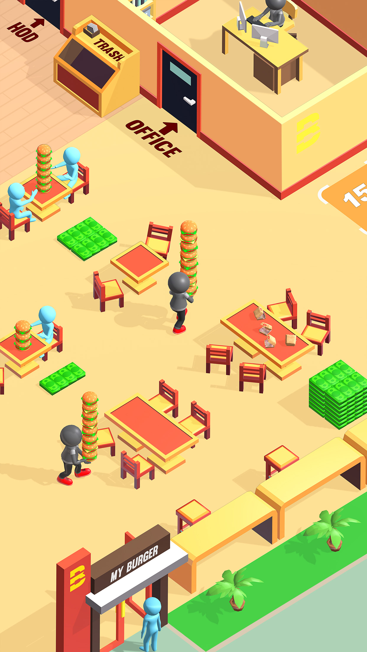 اسکرین شات 3 بازی Burger Tycoon: My Burger Games