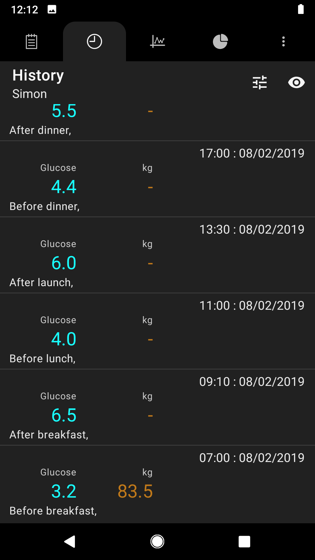 اسکرین شات 3 برنامه Diabetes