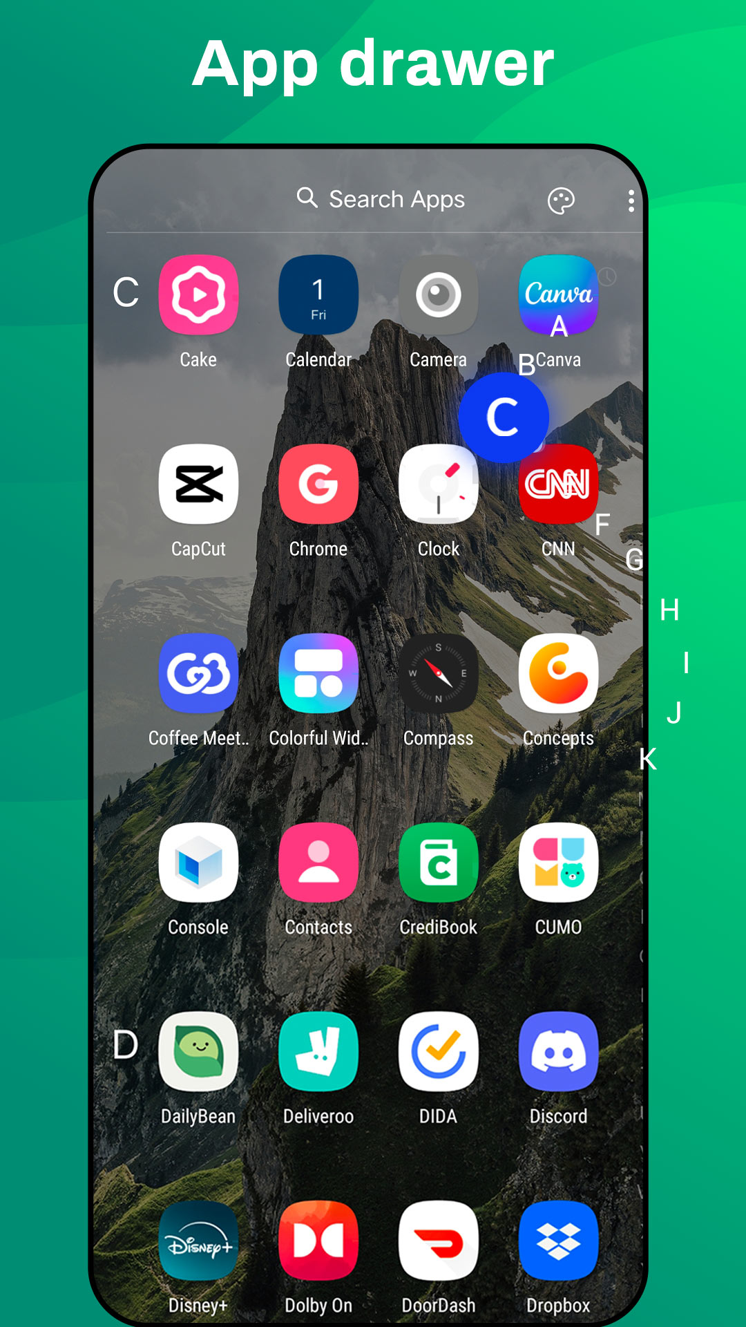 اسکرین شات 7 برنامه TipTop Launcher: Color Themes
