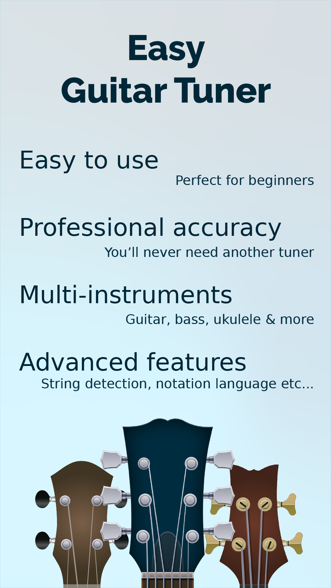 اسکرین شات 1 برنامه Guitar Tuner Guru