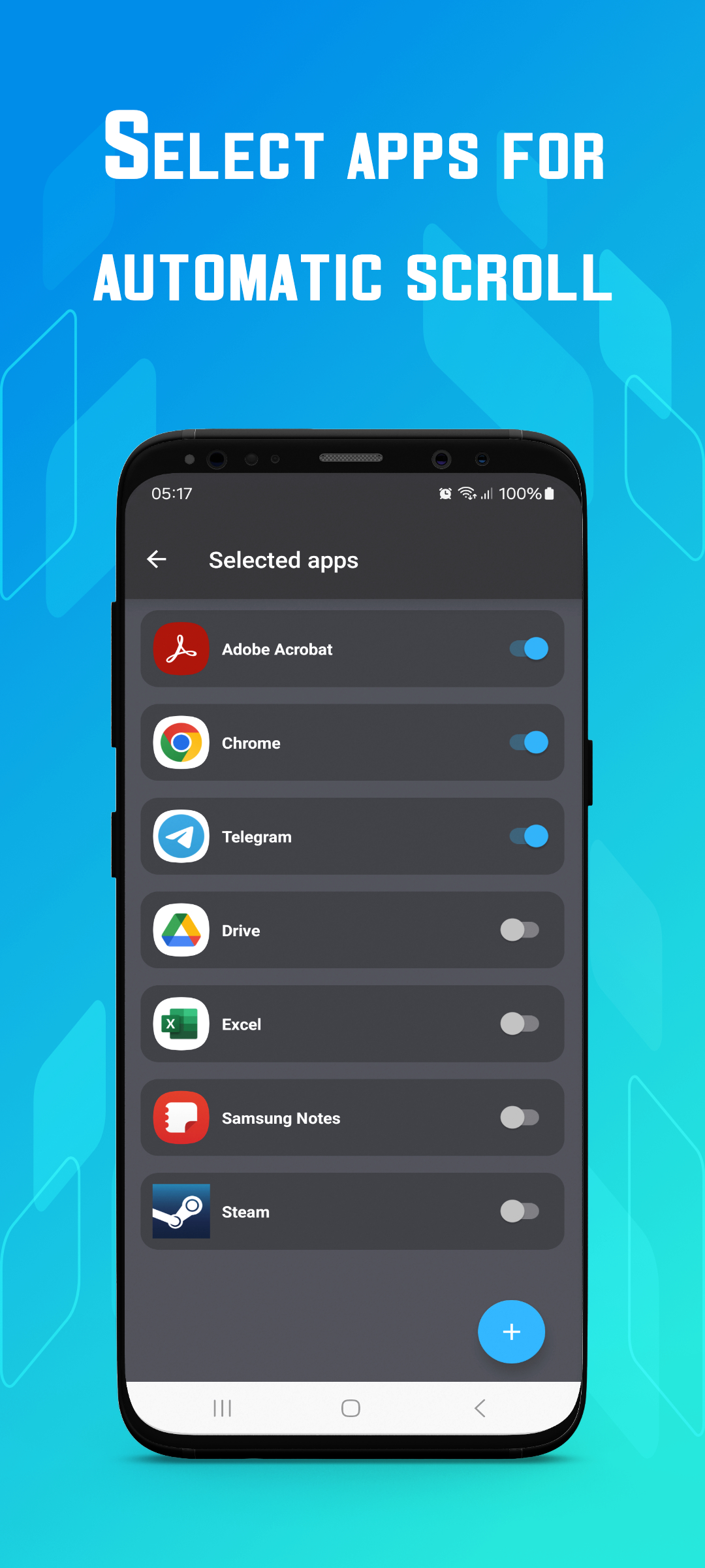 اسکرین شات 4 برنامه Auto Scroll - Automatic Scroll