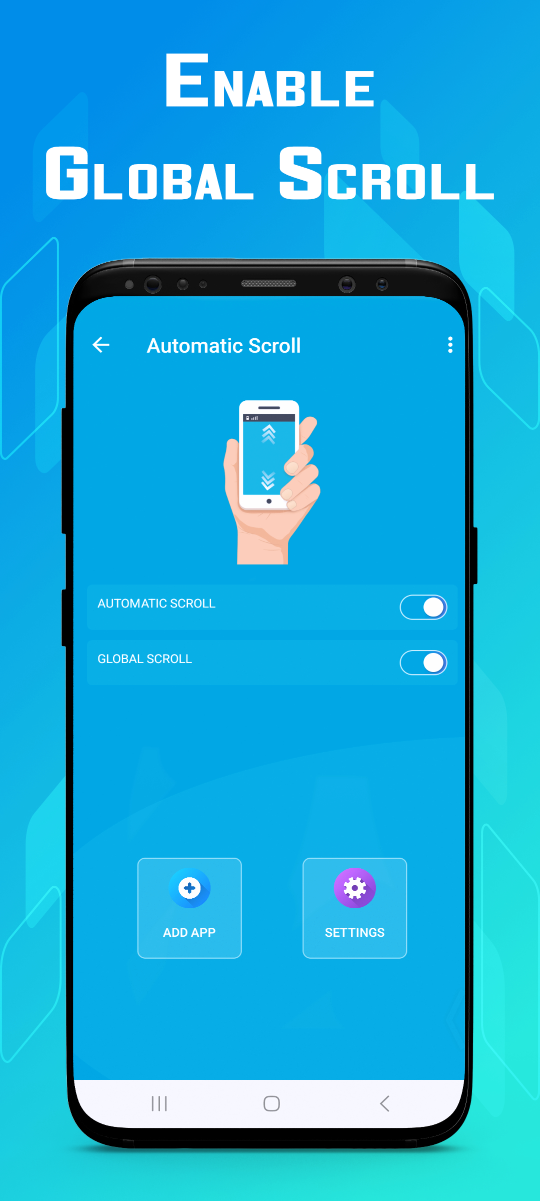 اسکرین شات 2 برنامه Auto Scroll - Automatic Scroll