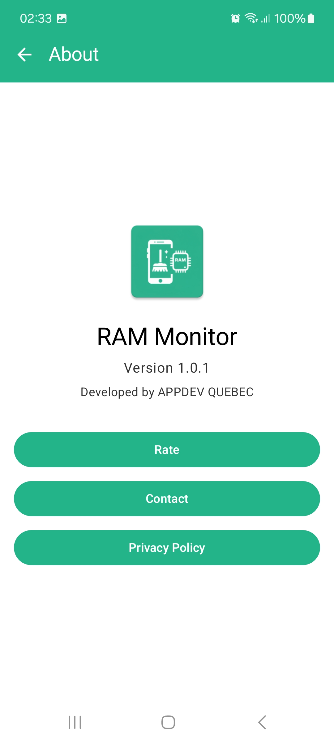 اسکرین شات 4 برنامه RAM Monitor Memory