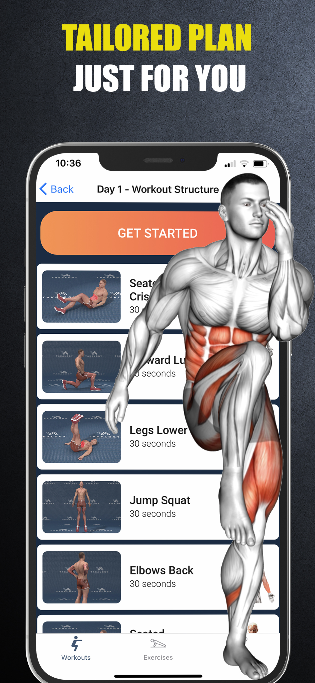 اسکرین شات 5 برنامه Six Pack in 30 Days