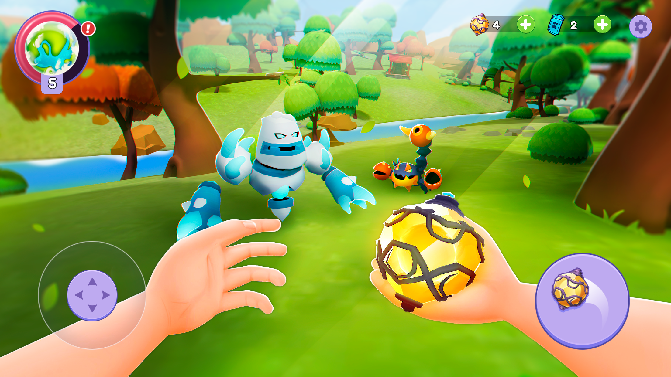 اسکرین شات 2 بازی Monster World: Catch and care