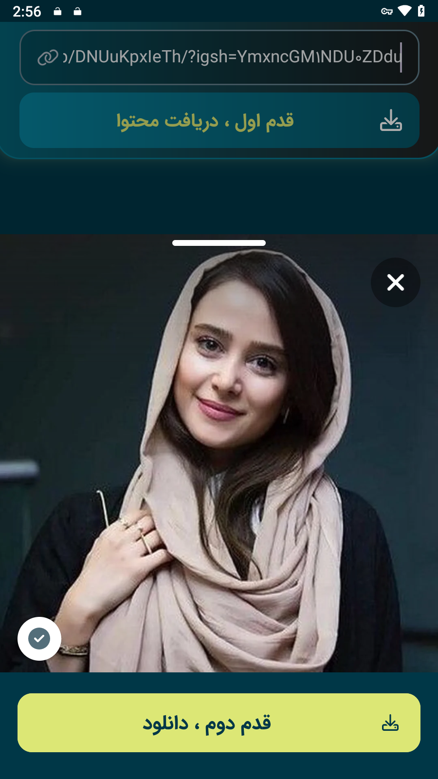 اسکرین شات 1 برنامه ‏‏اینستاگرام دانلودر