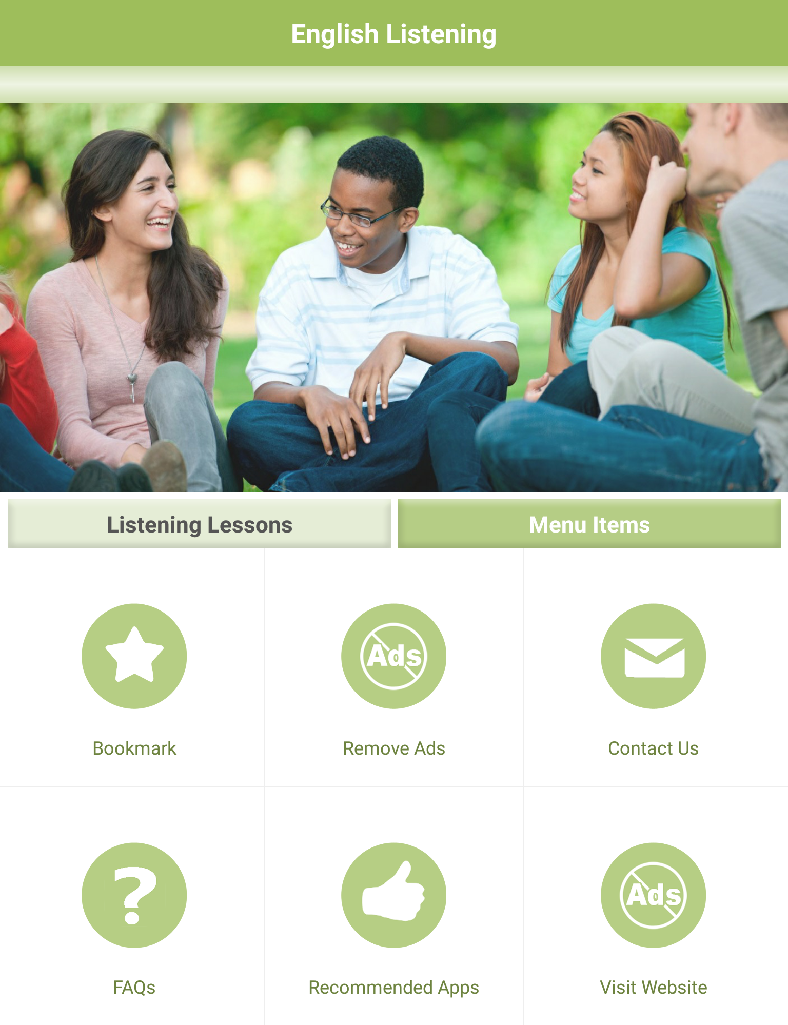 اسکرین شات 8 برنامه English Listening