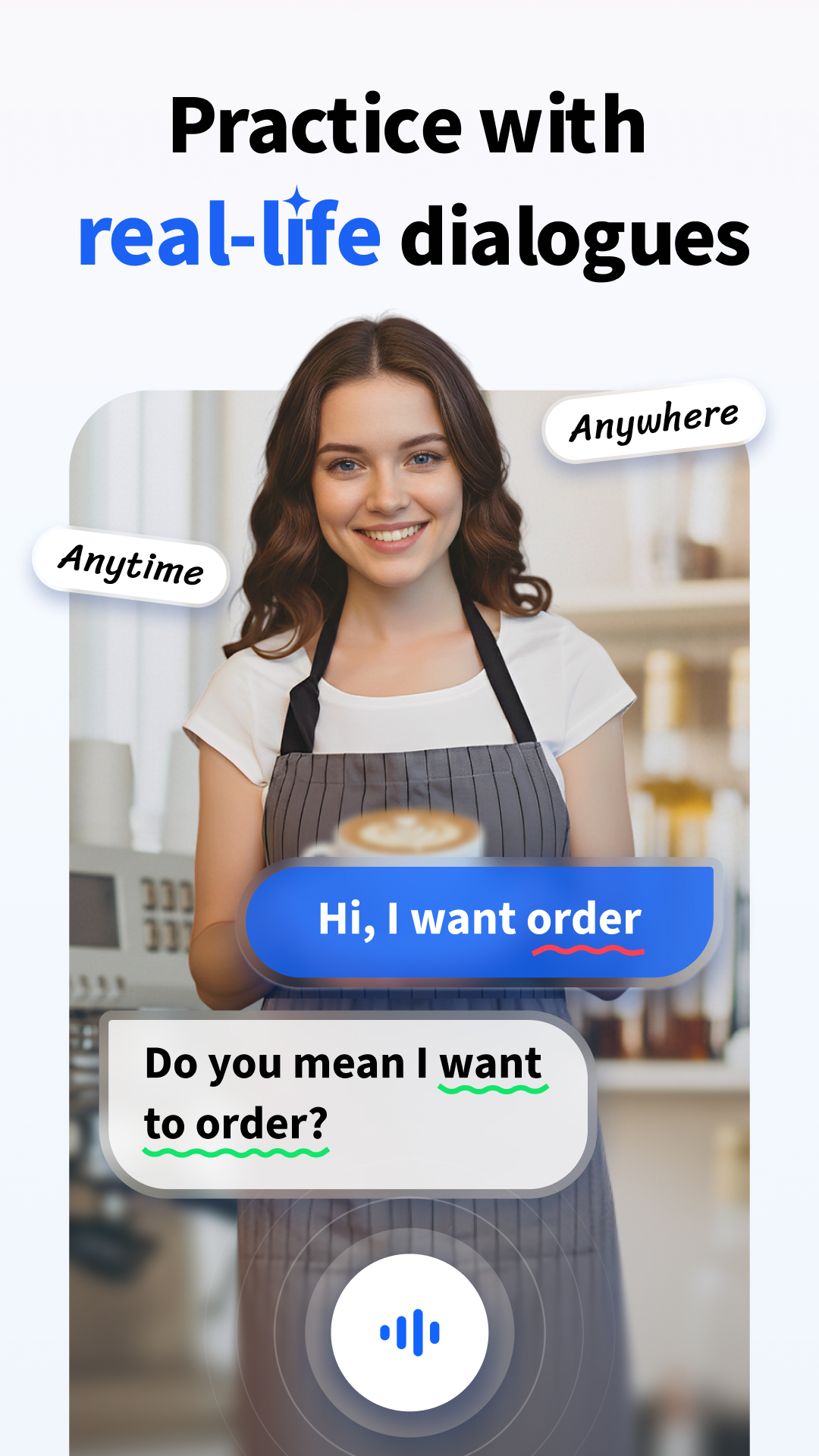 اسکرین شات 3 برنامه TalkMe: Speak & Learn English