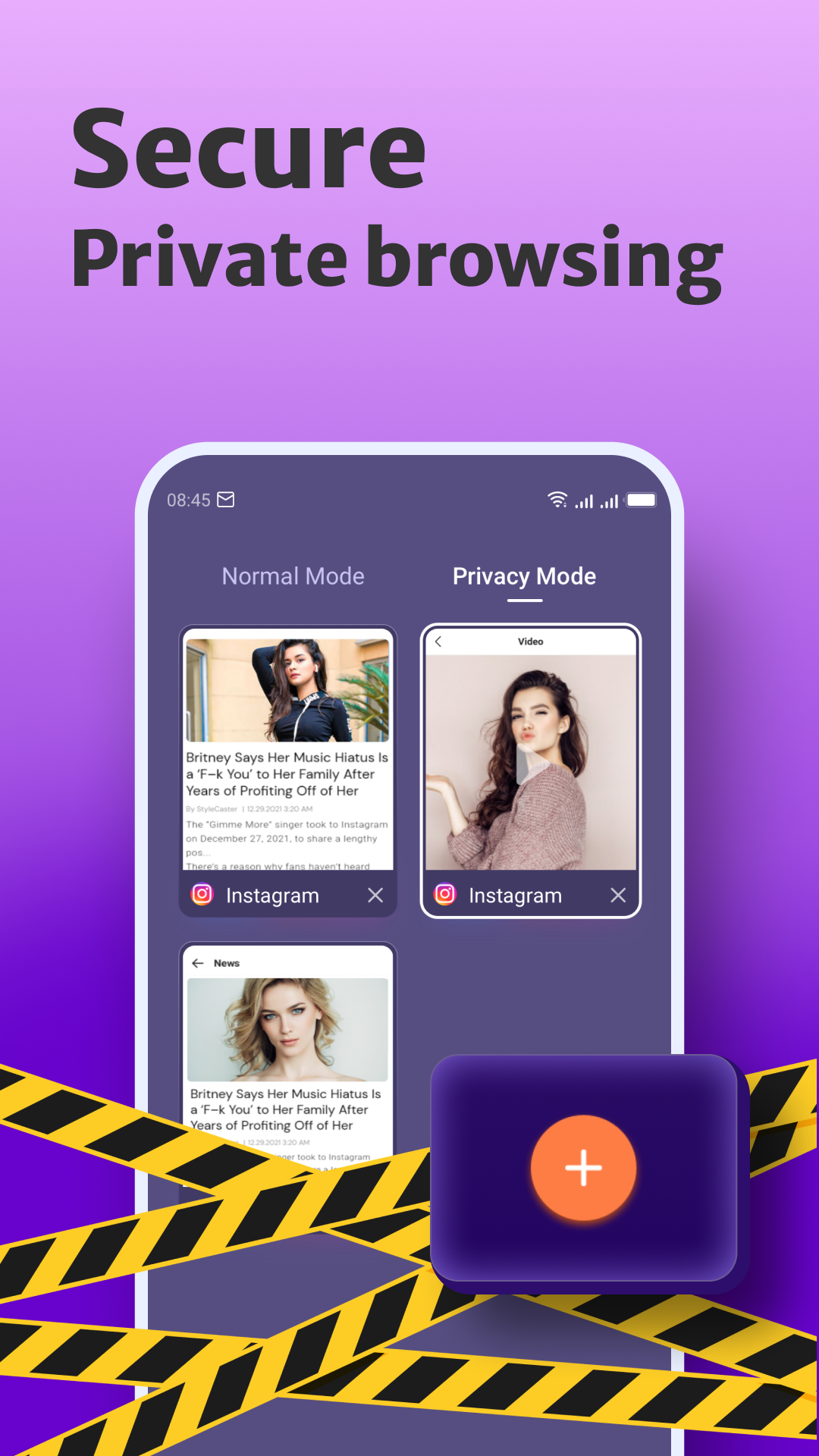 اسکرین شات 5 برنامه Hola-Private&Fast web Browser
