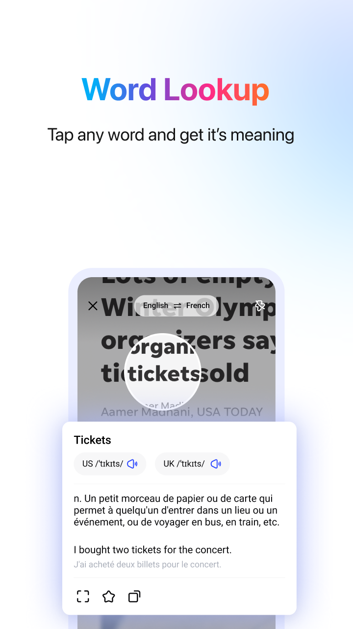 اسکرین شات 2 برنامه Hi Dictionary: AI Translator