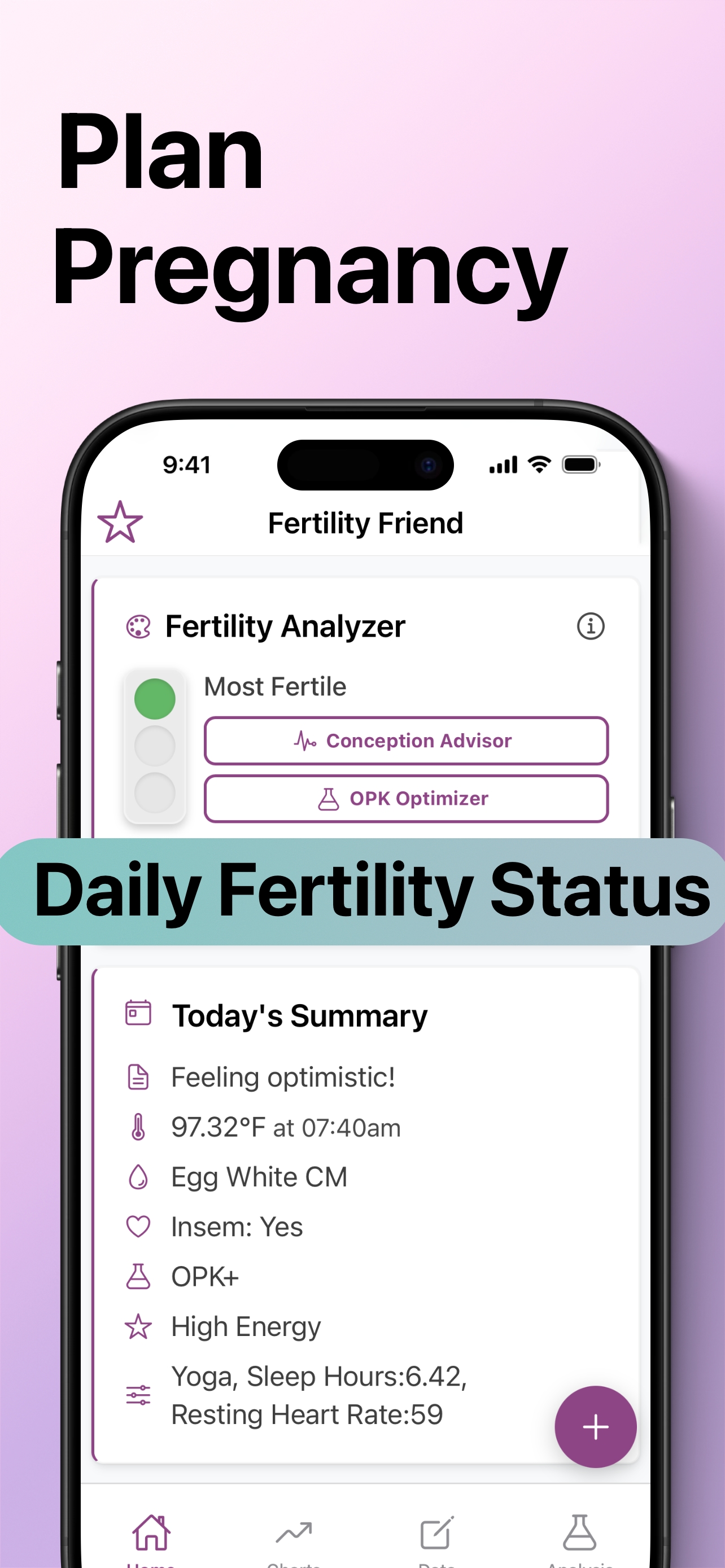 اسکرین شات 4 برنامه Fertility Friend Ovulation App
