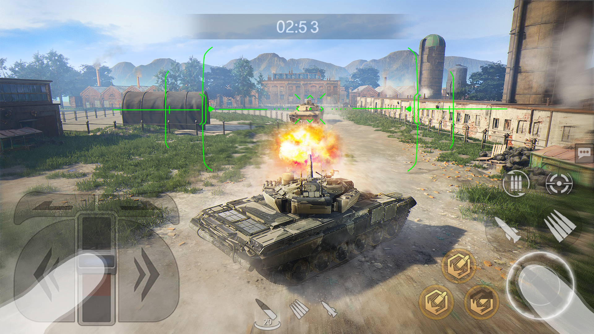 اسکرین شات 1 بازی Clash of Panzer: Tank Battle