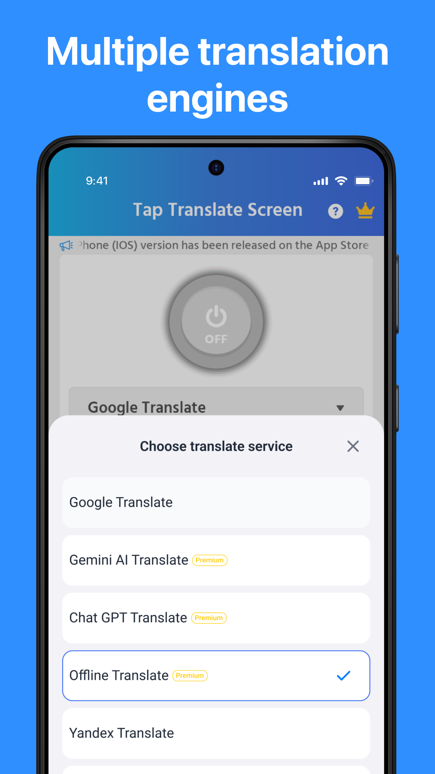 اسکرین شات 7 برنامه Tap To Translate Screen
