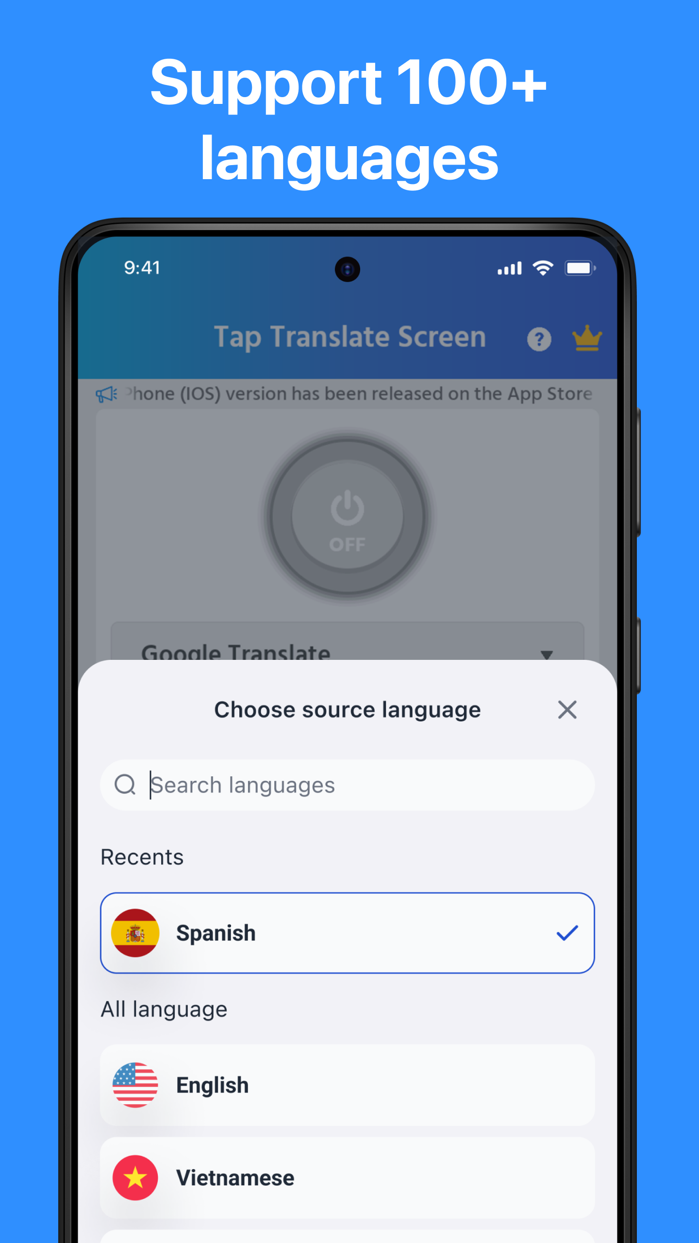 اسکرین شات 8 برنامه Tap To Translate Screen