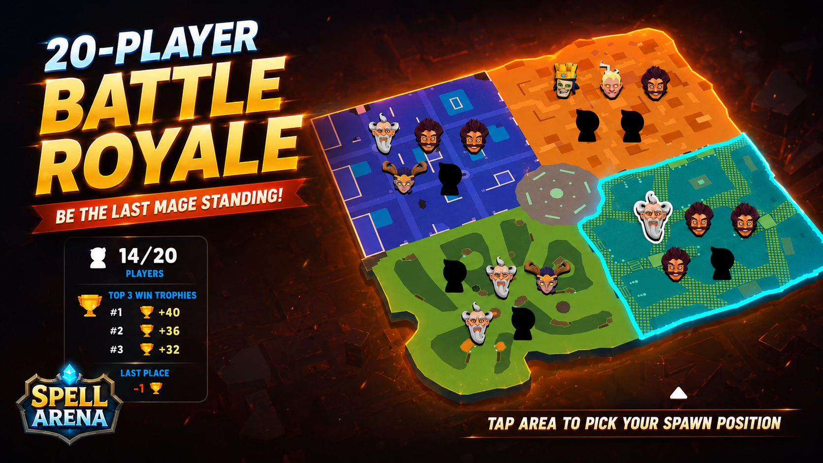 اسکرین شات 4 بازی Spell Arena: Battle Royale