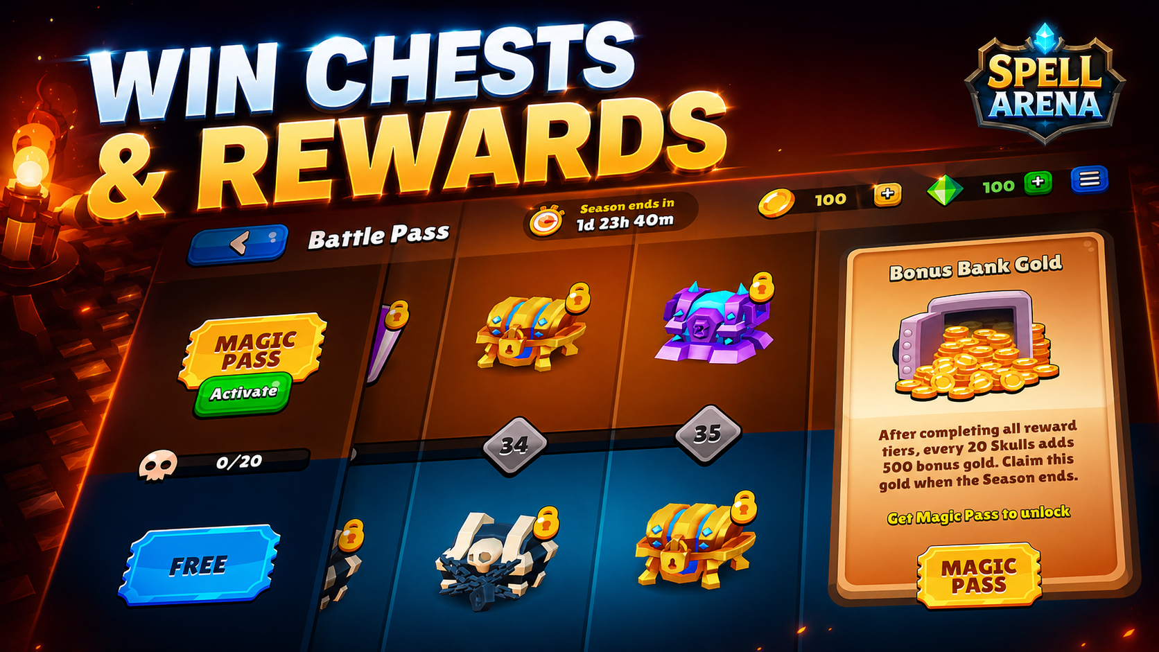 اسکرین شات 7 بازی Spell Arena: Battle Royale
