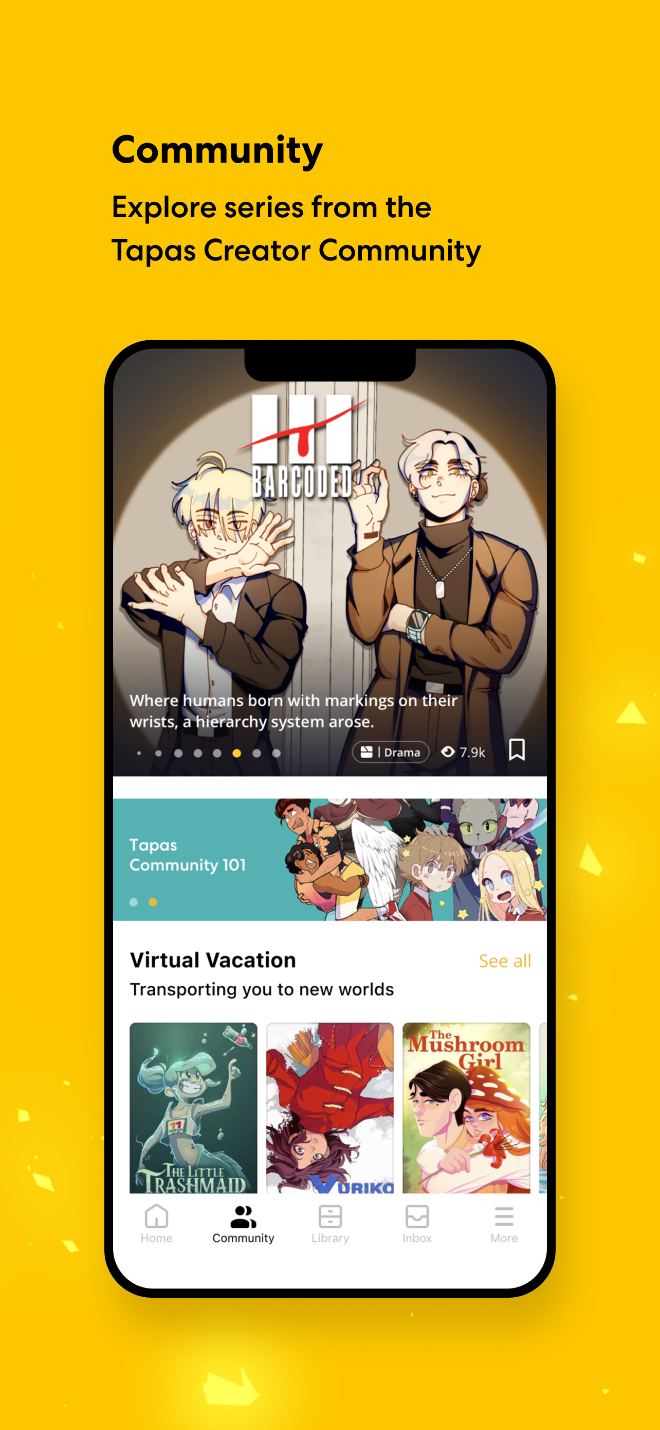 اسکرین شات 5 برنامه Tapas – Comics and Novels